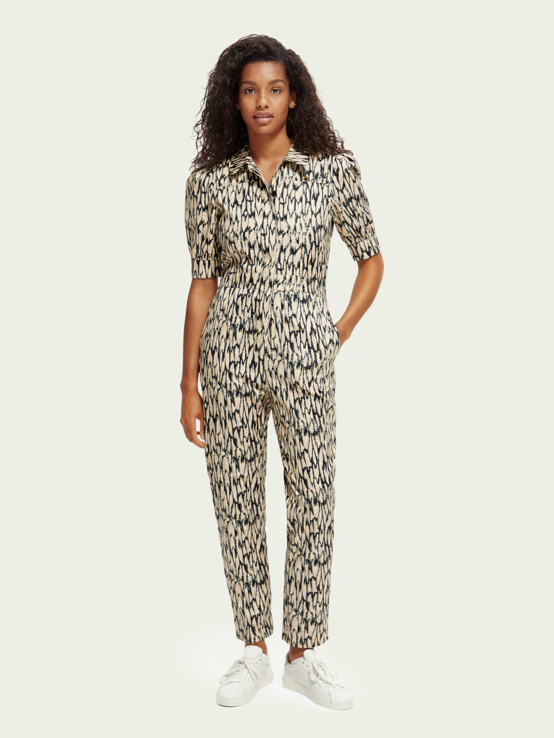 Printed Utility Jumpsuit | scotch & soda outlet