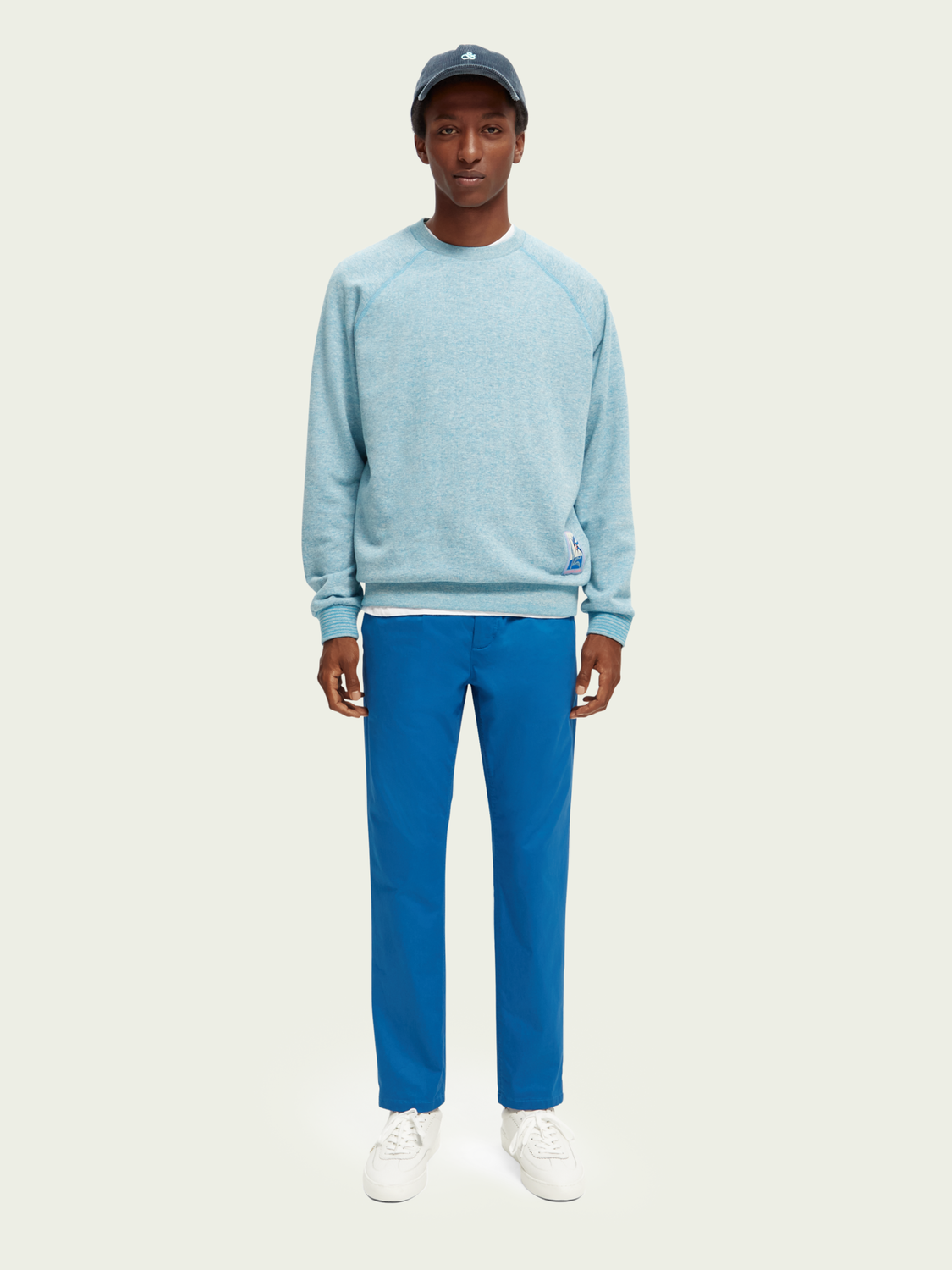 The Blake Regular Slim Fit Pleated Chino | Scotch And Soda Outlet
