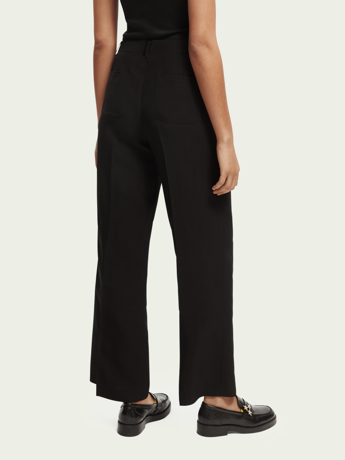 Edie High-Rise Wide Leg Trousers | scotch & soda outlet