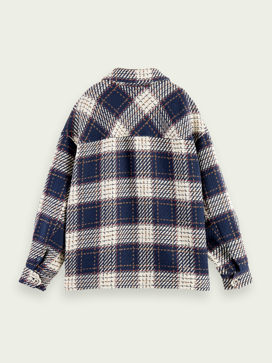 Checked Padded Overshirt | scotch & soda outlet