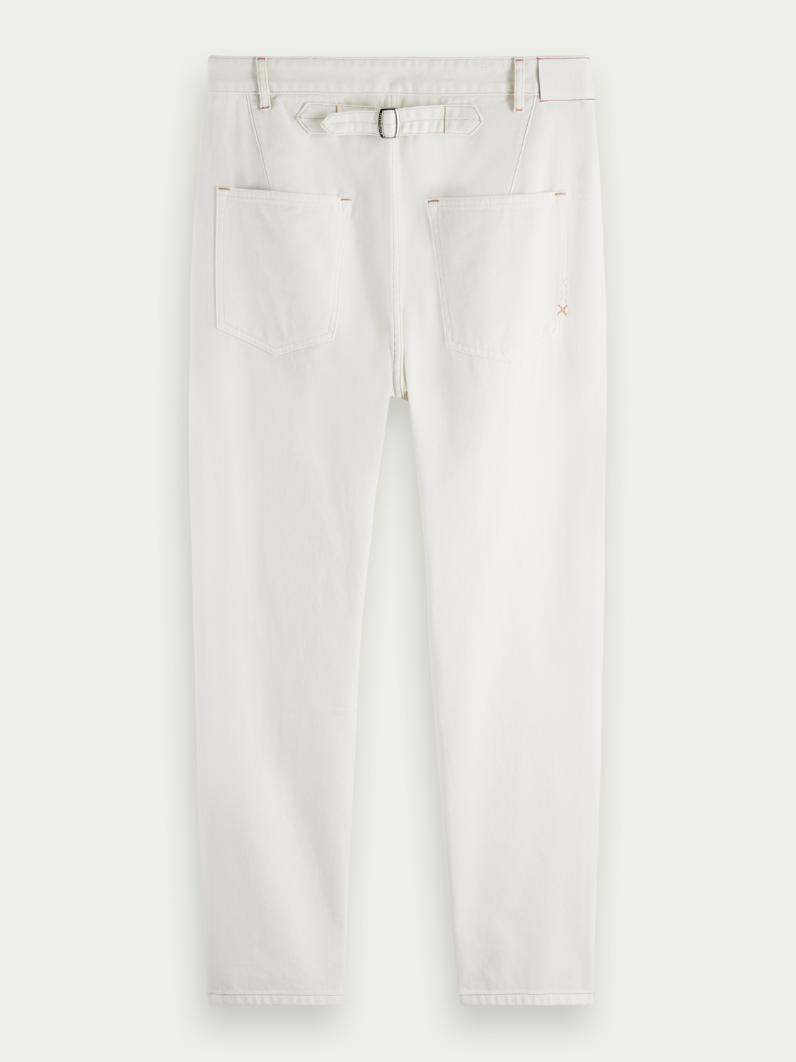 The Sailor Regular Tapered-Fit Denim Chino | Scotch And Soda Outlet