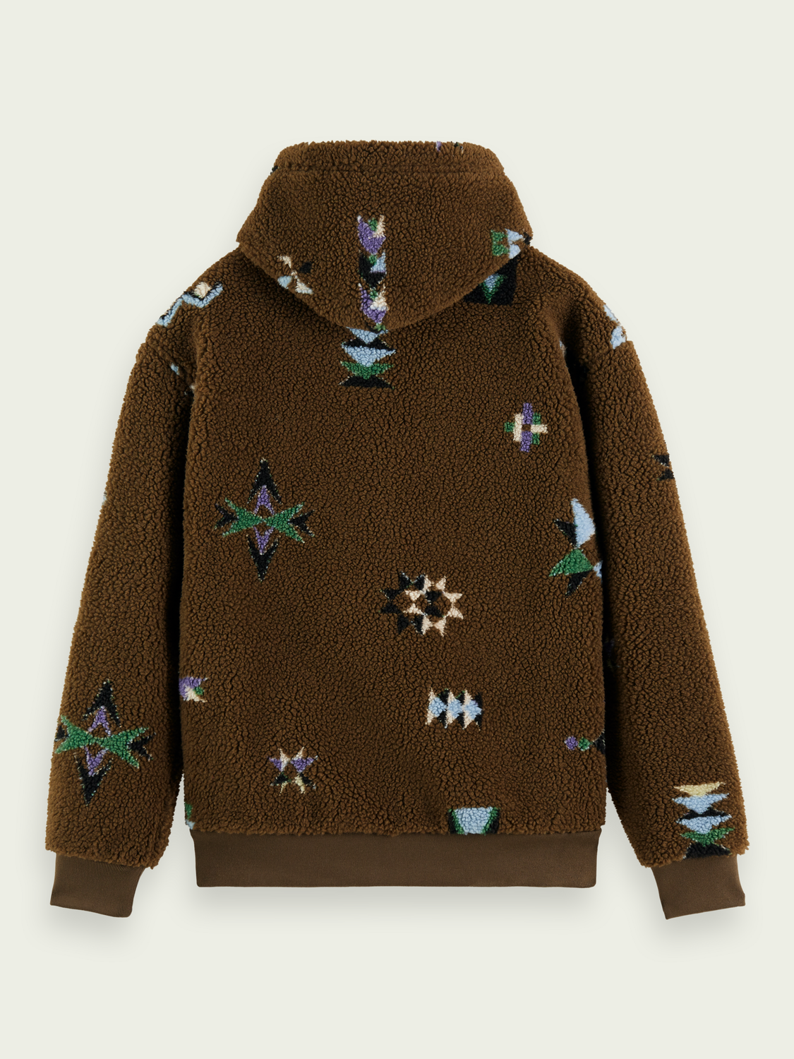 Printed Teddy Hoodie | Scotch And Soda Outlet