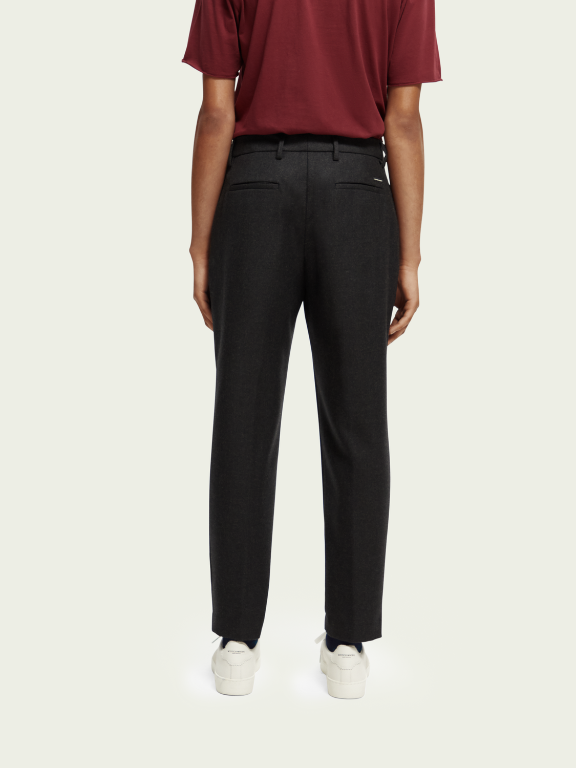 Pleated Wool-Blended Dress Trousers | Scotch And Soda Outlet