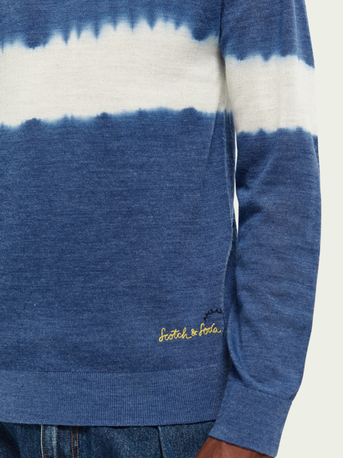 Lightweight Tie-Dye Crewneck Sweater | Scotch And Soda Outlet