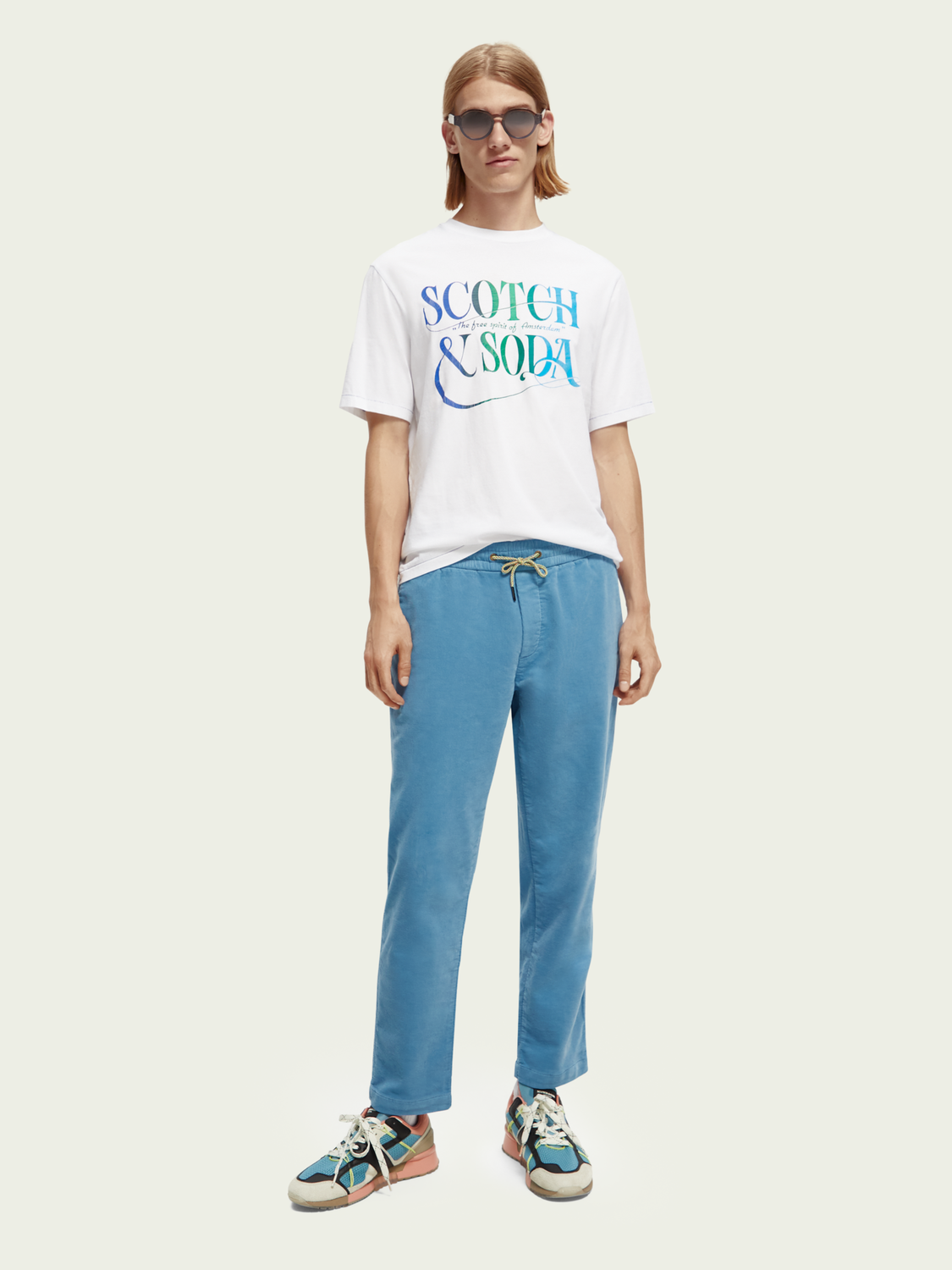 Organic Jersey Artwork T-Shirt | Scotch And Soda Outlet