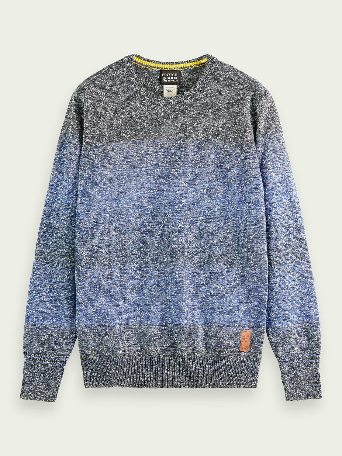 Striped Melange Sweater | Scotch And Soda Outlet