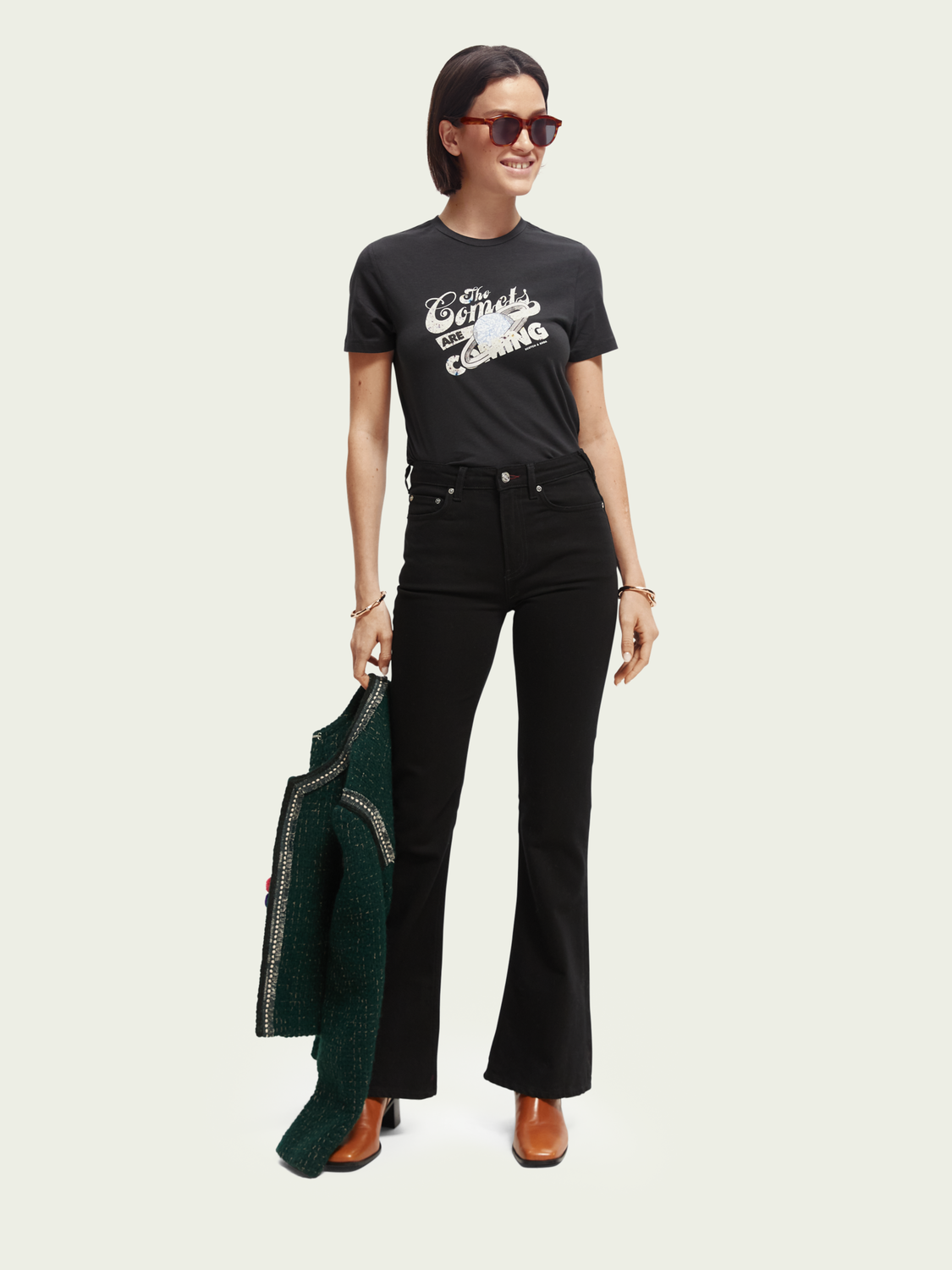 Slim Fit Artwork T-Shirt | scotch & soda outlet