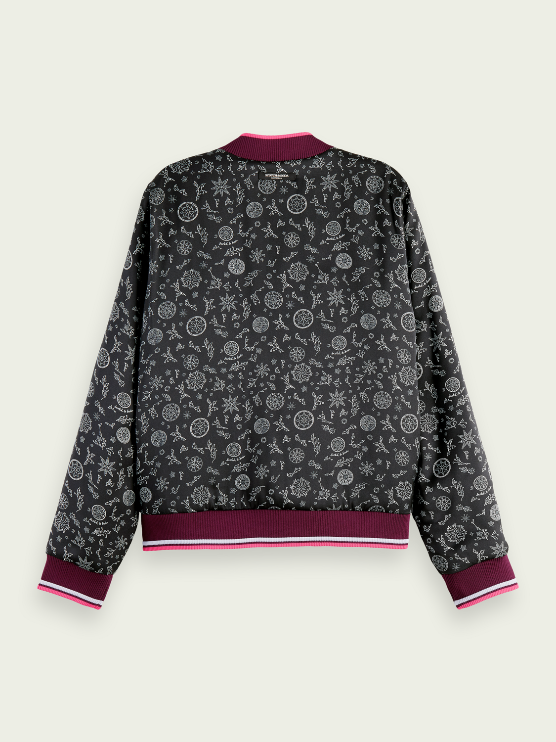 Printed Reversible Padded Bomber Jacket | scotch & soda outlet