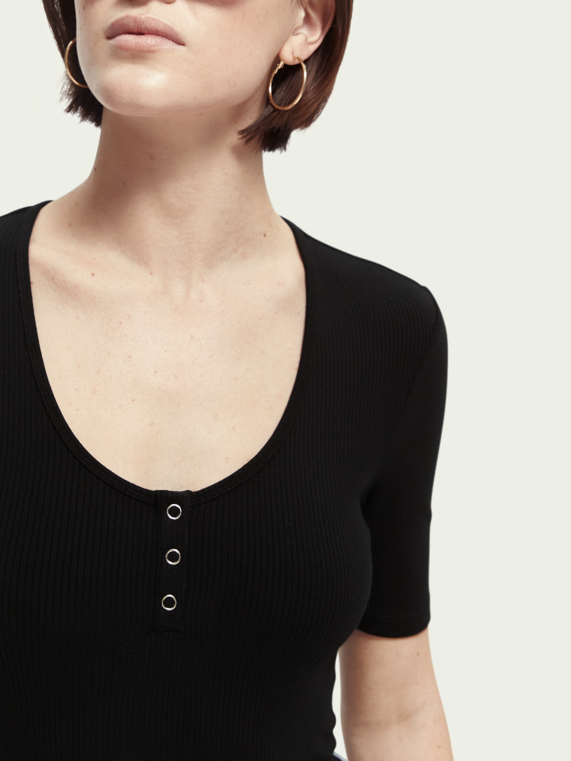 Scoop Neck Bodysuit | scotch & soda outlet