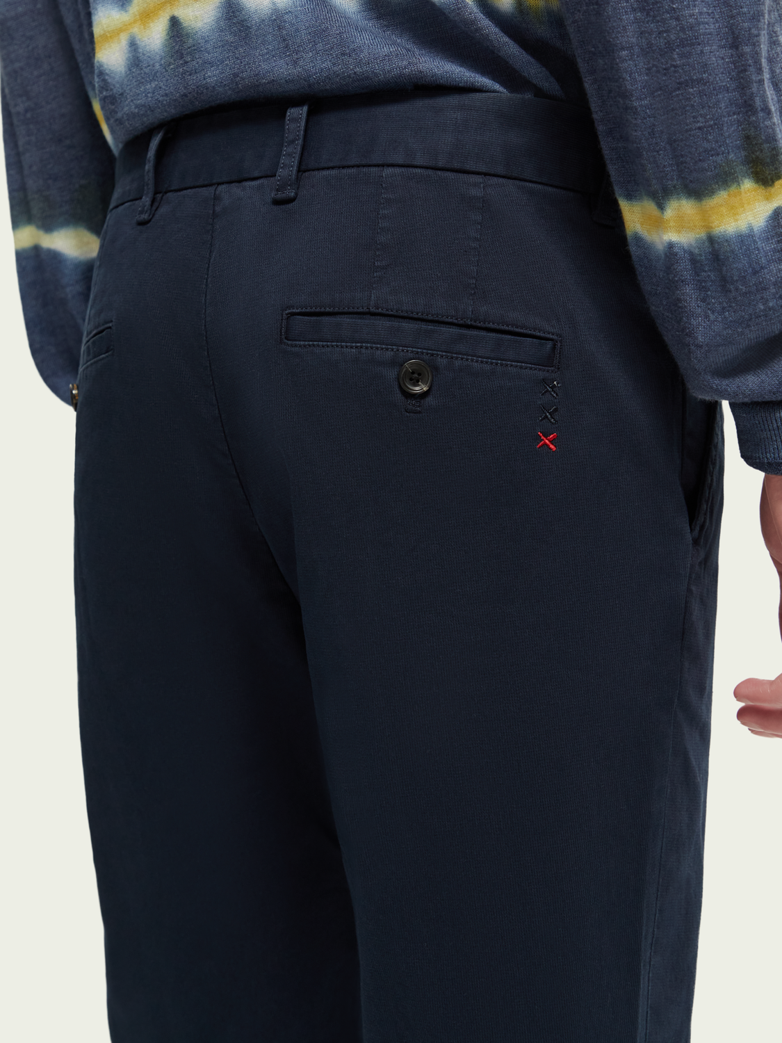 Stuart Slim-Fit Cotton-Blend Garment-Dyed Chino | Scotch And Soda Outlet