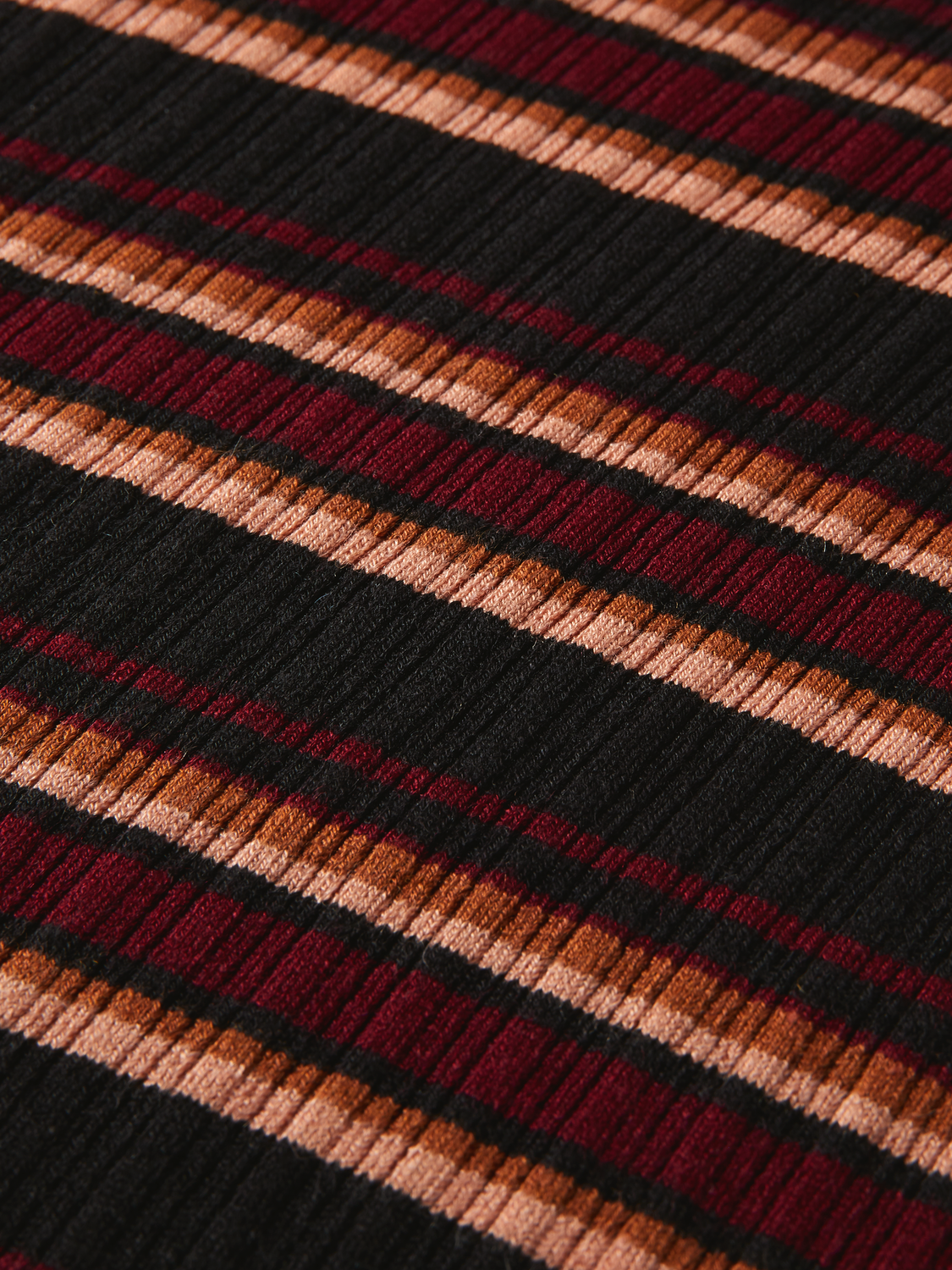 Fitted Striped Rib Knit Midi Dress | scotch & soda outlet