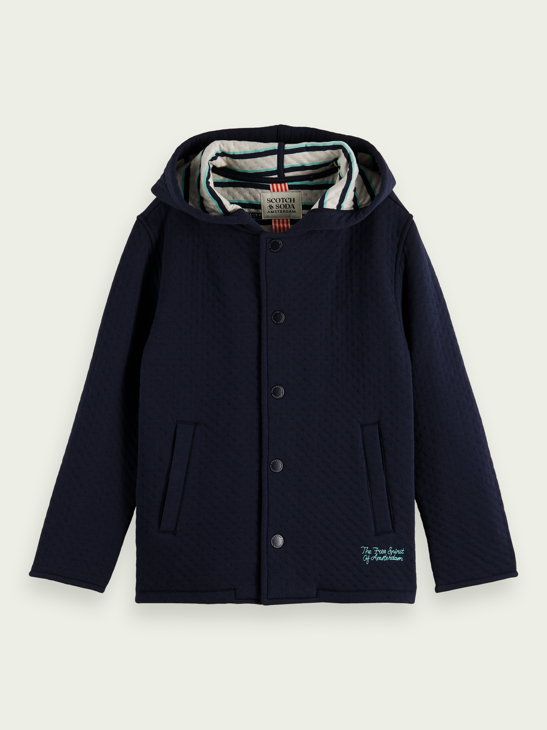 Scotch Soda Outlet | Bonded Jersey Hoodie