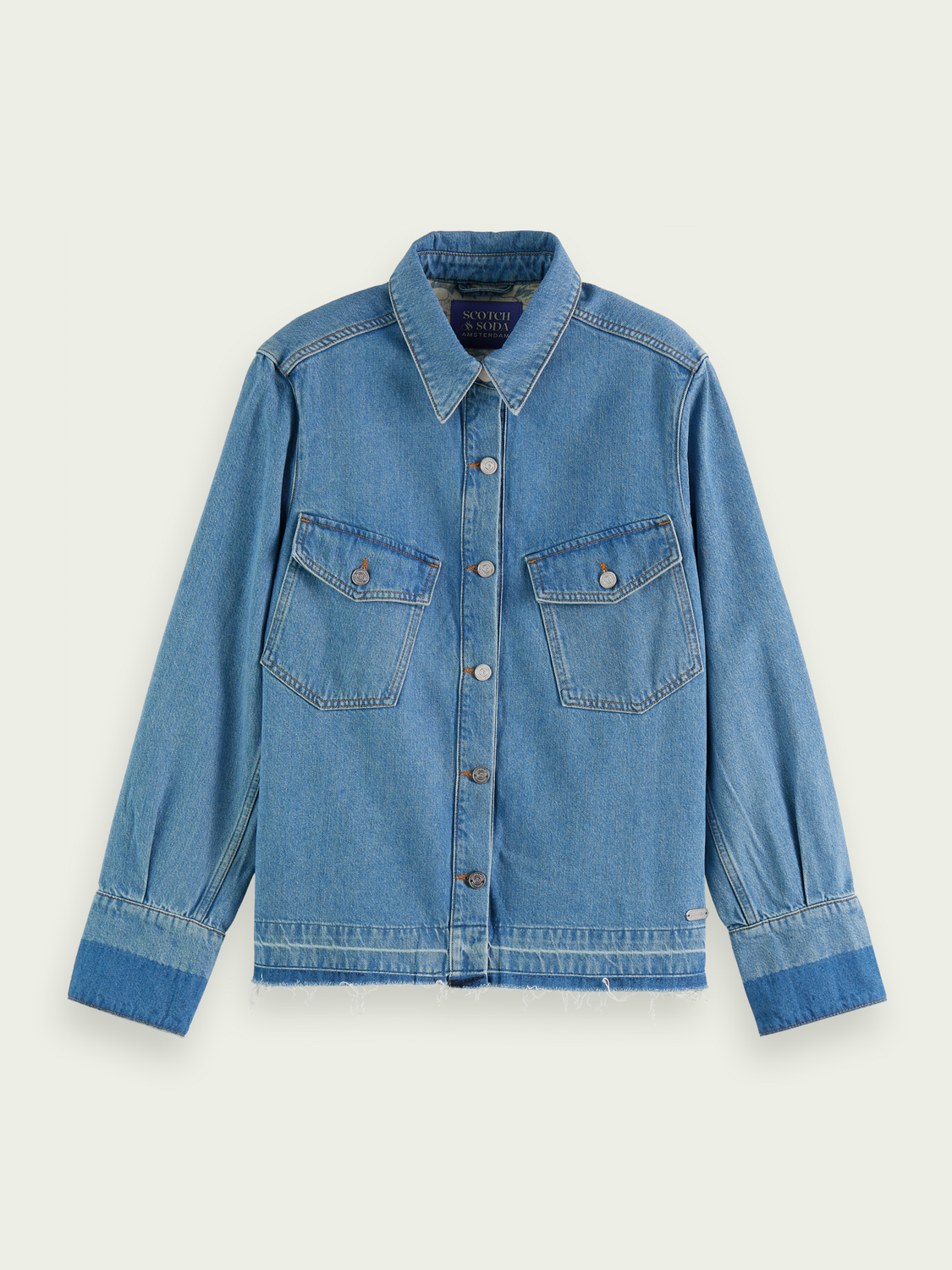 Washed Denim Shirt | scotch & soda outlet