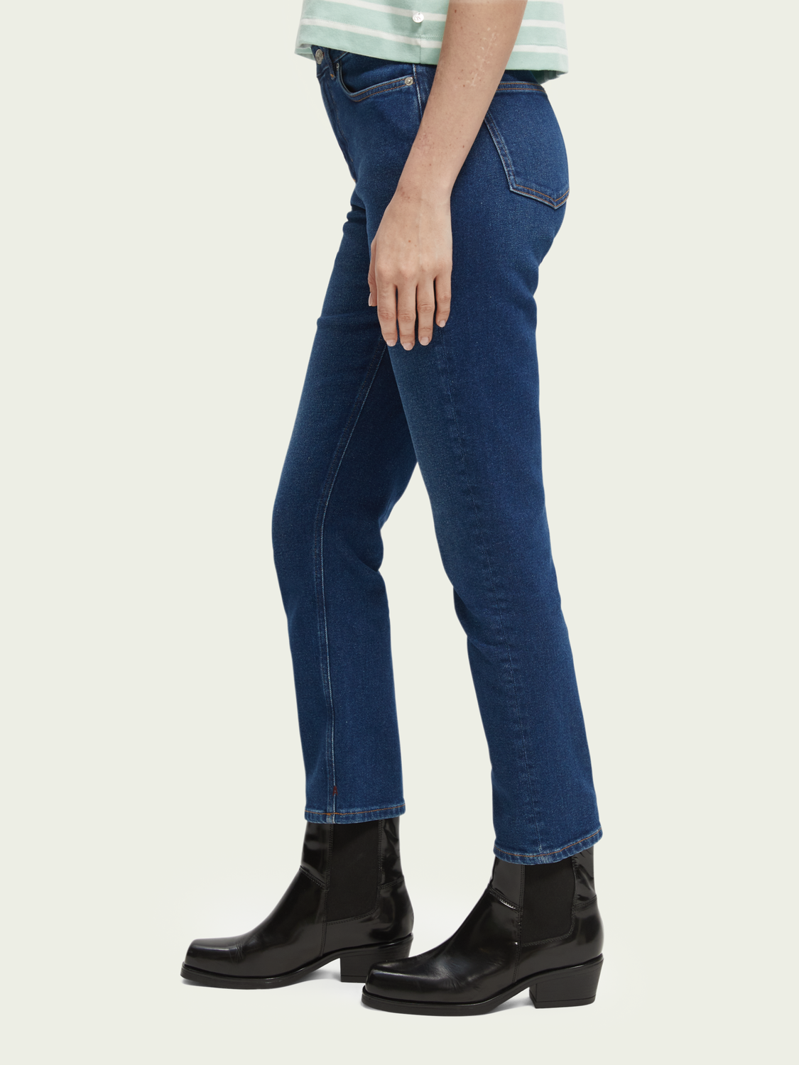 High Five High-Rise Slim Fit Jeans | scotch & soda outlet