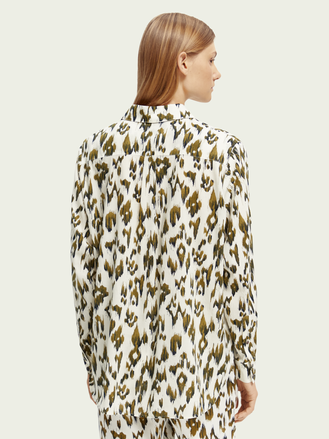 Oversized Printed Shirt | scotch & soda outlet