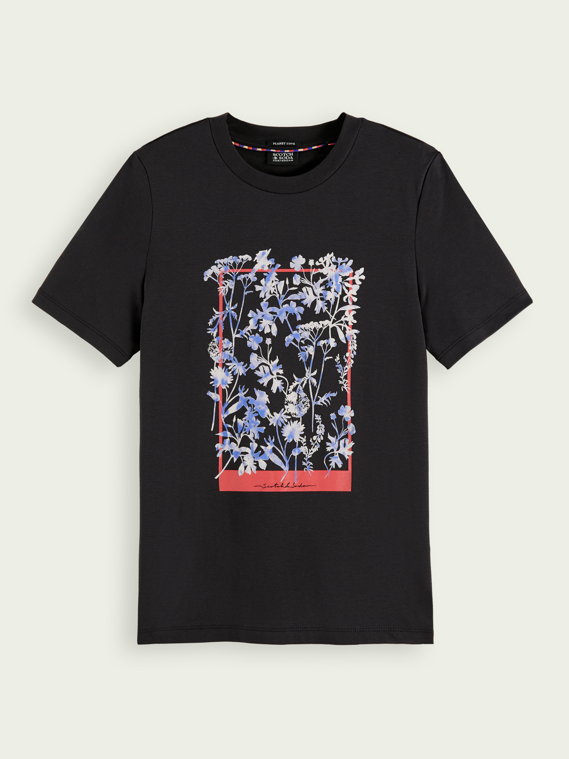 Regular Fit Organic Cotton Artwork T-Shirt | scotch & soda outlet