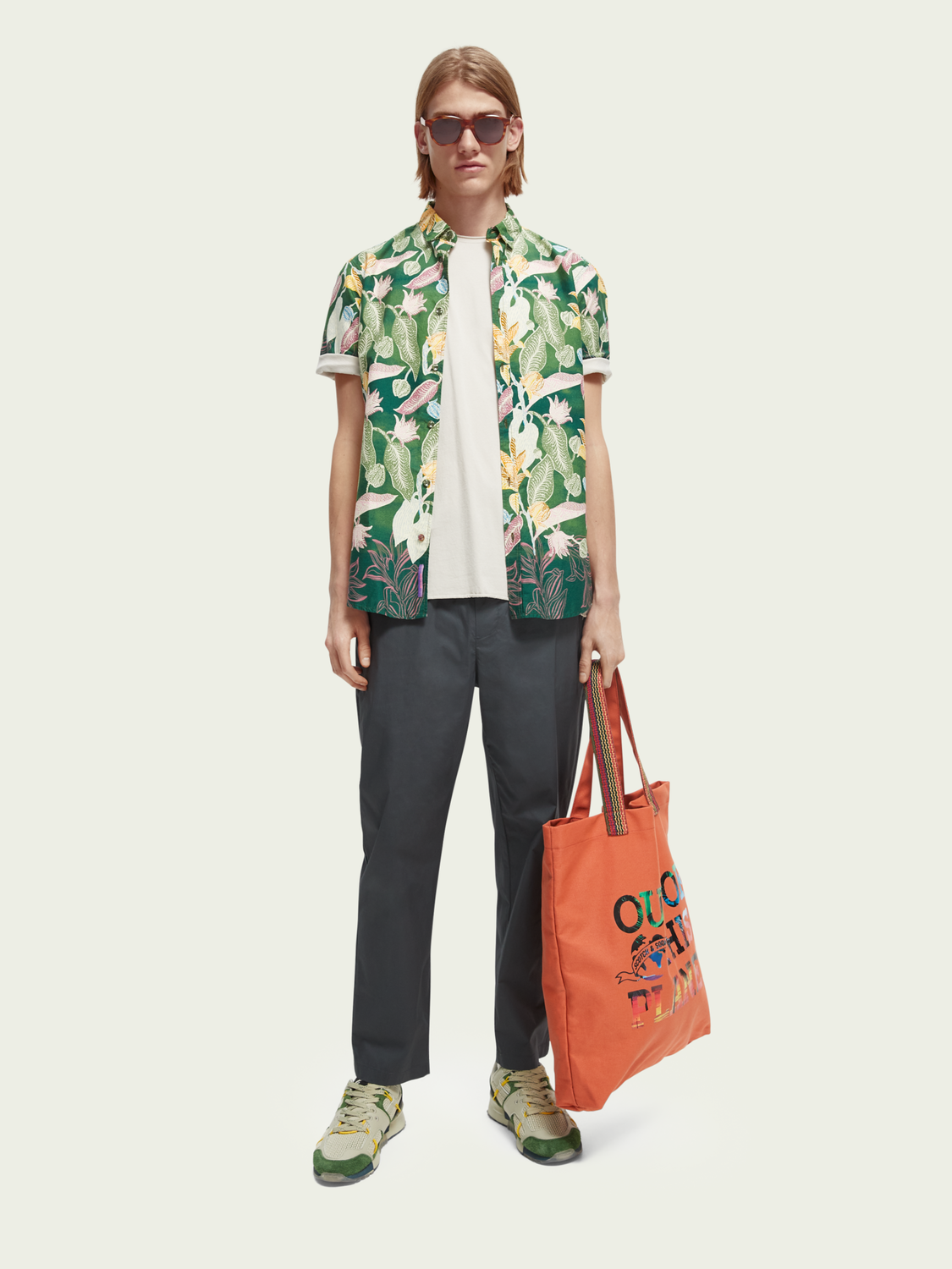Fave Regular Tapered-Fit Poplin Jogger | Scotch And Soda Outlet