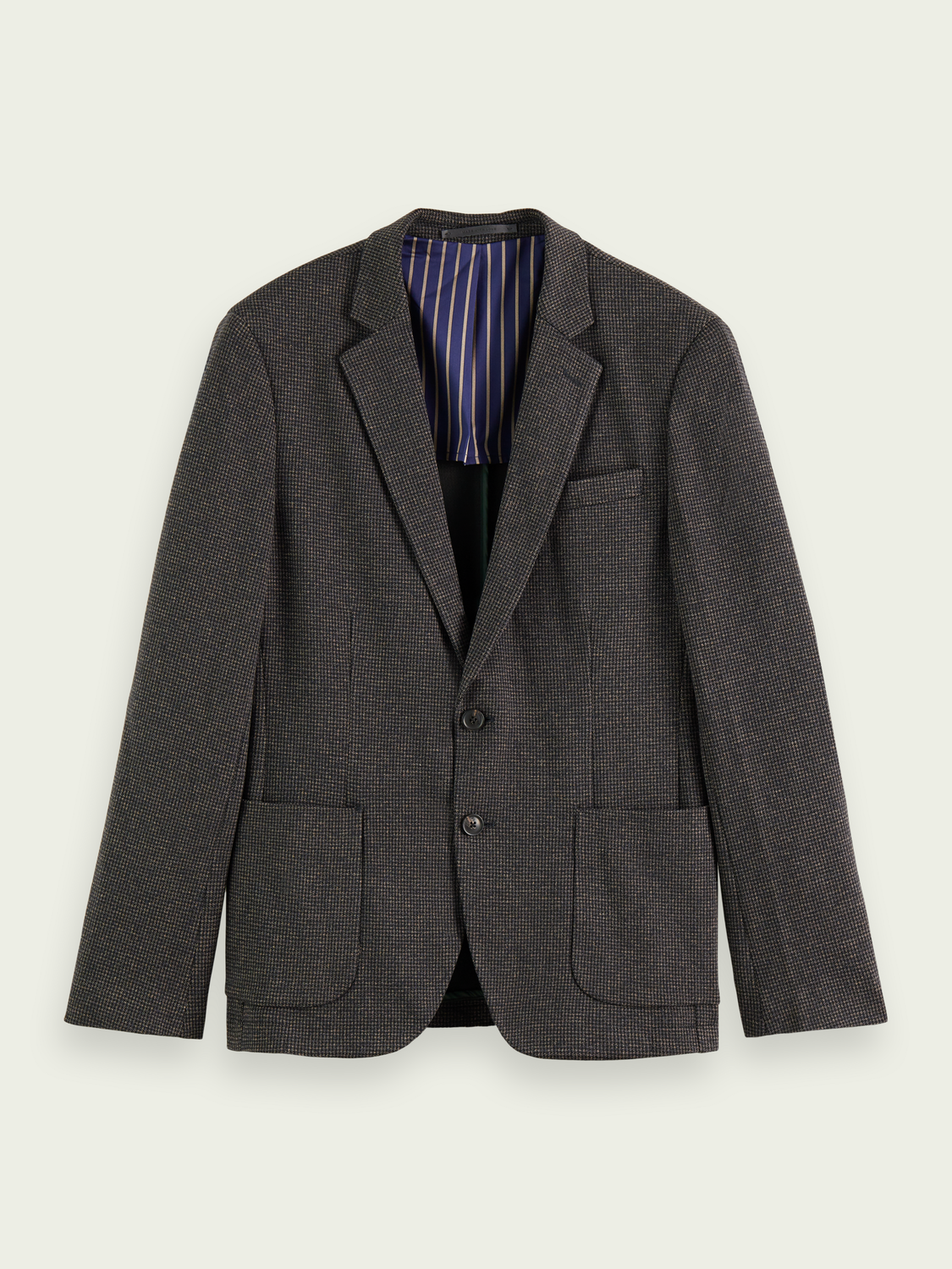 Knitted Single-Breasted Blazer | Scotch And Soda Outlet