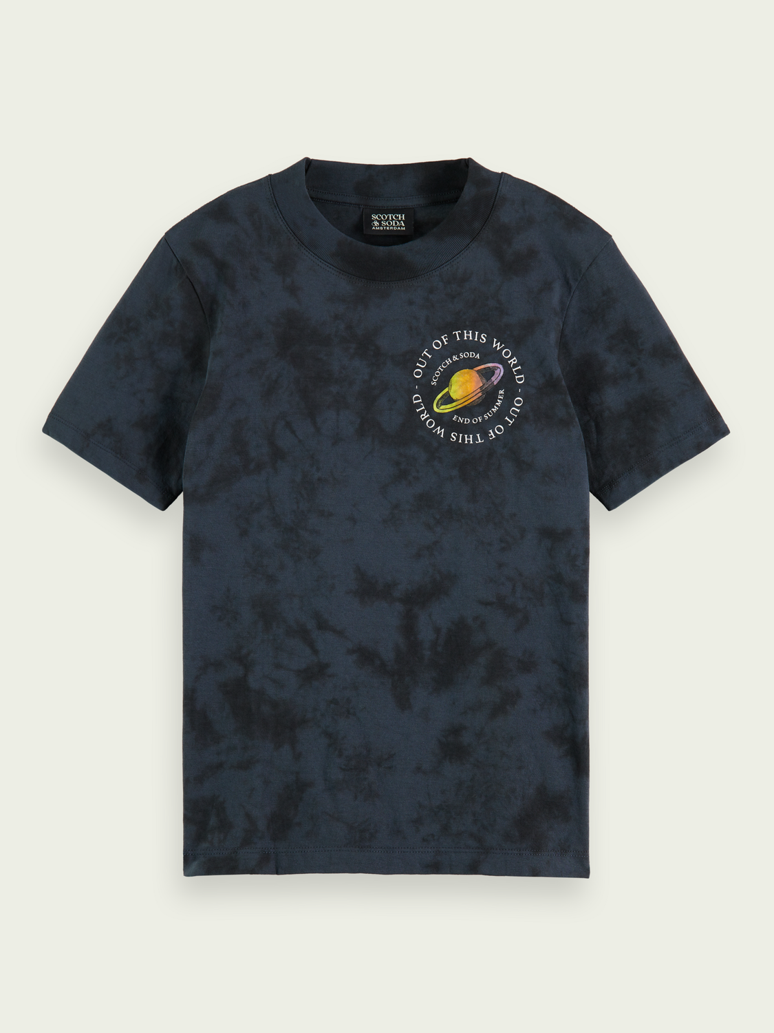 Relaxed Fit Organic Cotton Tie-Dye Artwork T-Shirt