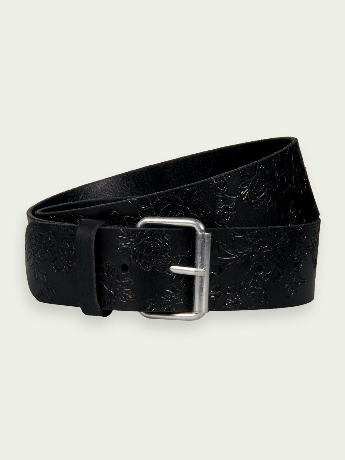Debossed Leather Belt | scotch & soda outlet