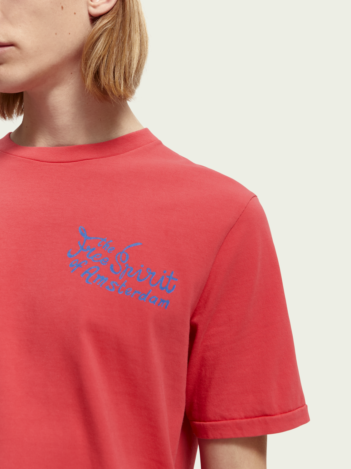 Organic Cotton Artwork T-Shirt | Scotch And Soda Outlet