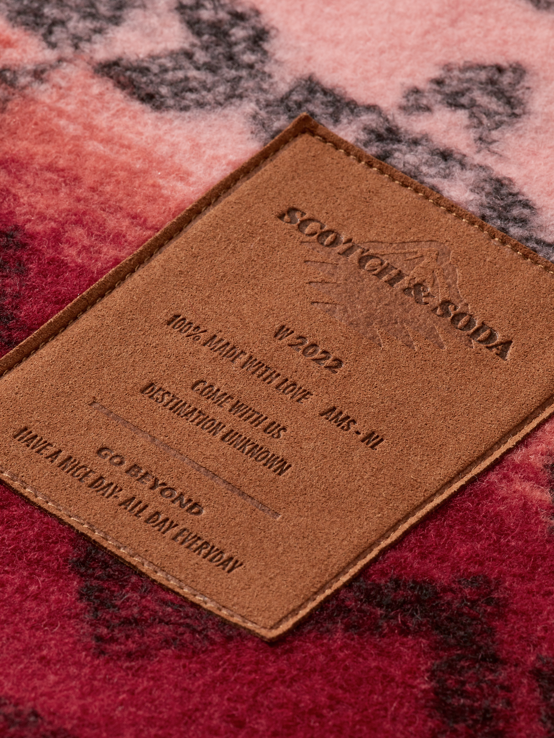 Traditional Printed Jacquard Poncho | scotch & soda outlet