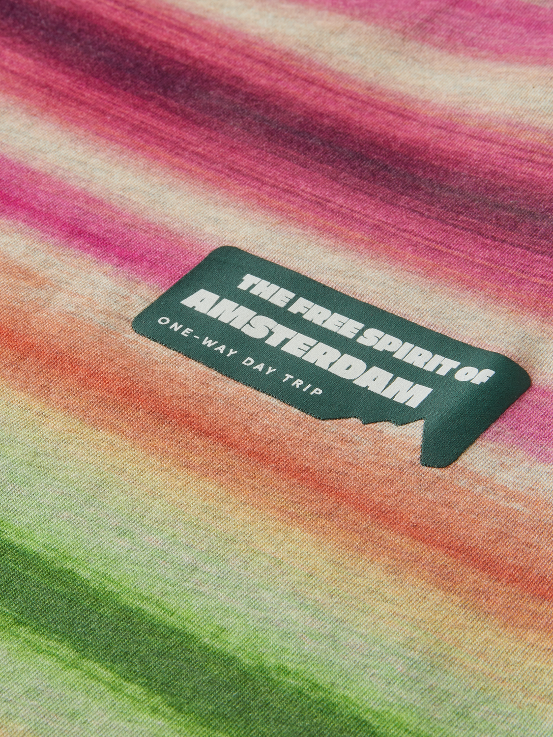 Striped Gradient Crewneck T-Shirt | Scotch And Soda Outlet