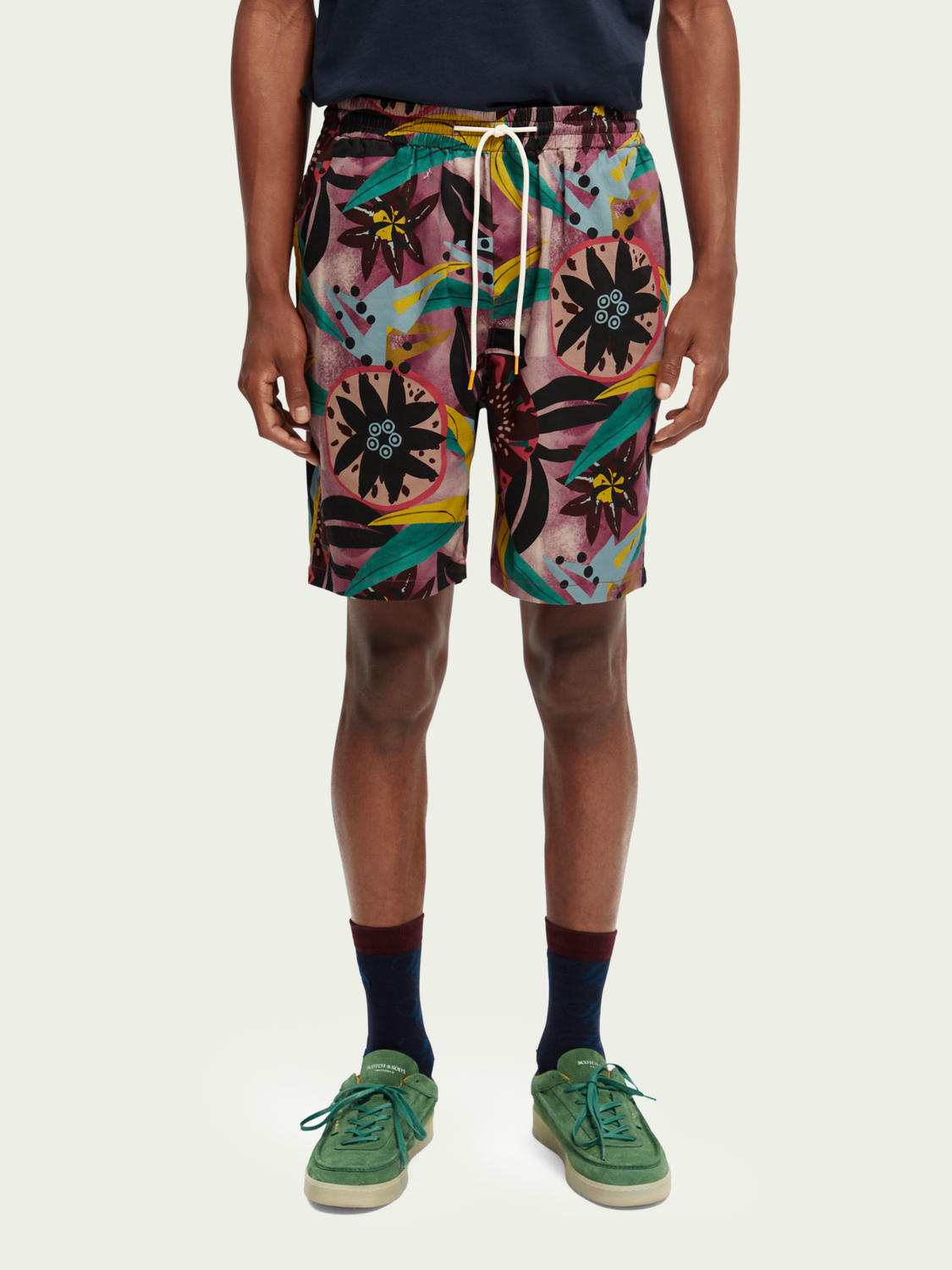 Relaxed Fit Printed Bermuda Shorts | Scotch And Soda Outlet