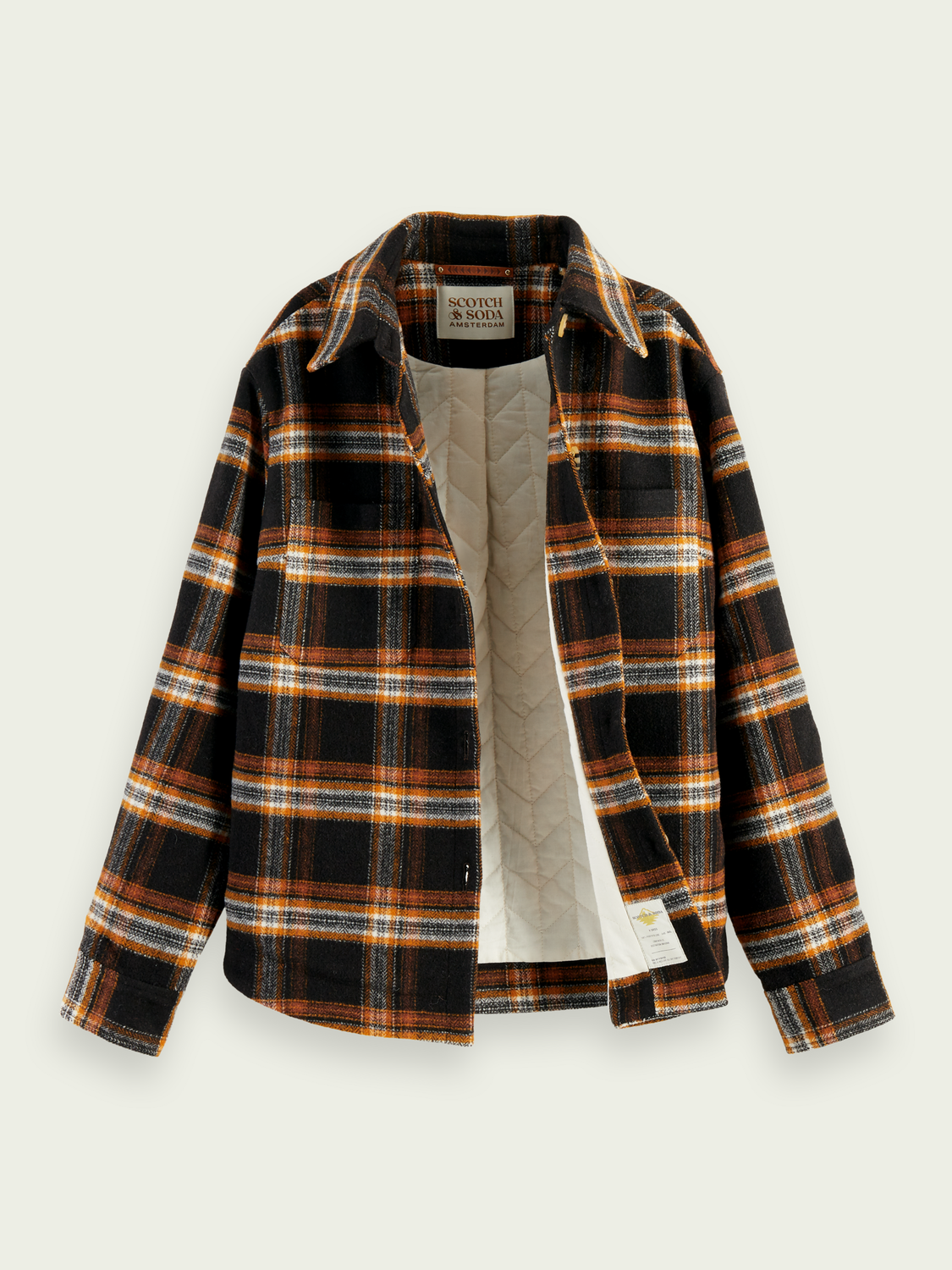 Checked Shirt Jacket | scotch & soda outlet