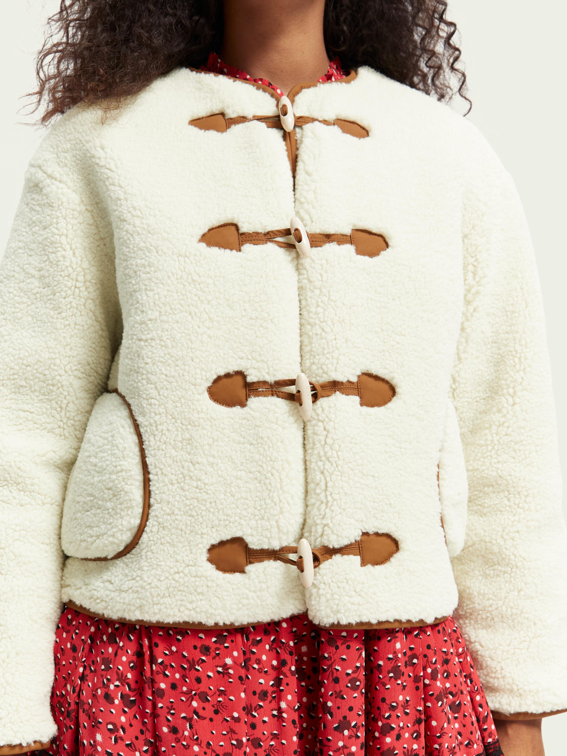 Short Teddy Jacket | scotch & soda outlet