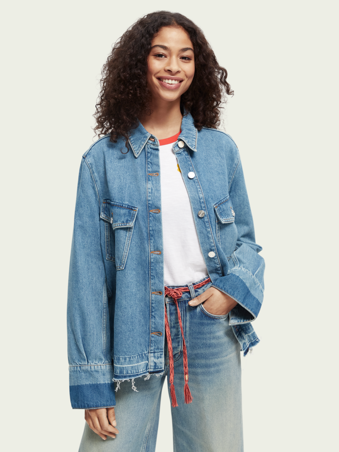 Washed Denim Shirt | scotch & soda outlet