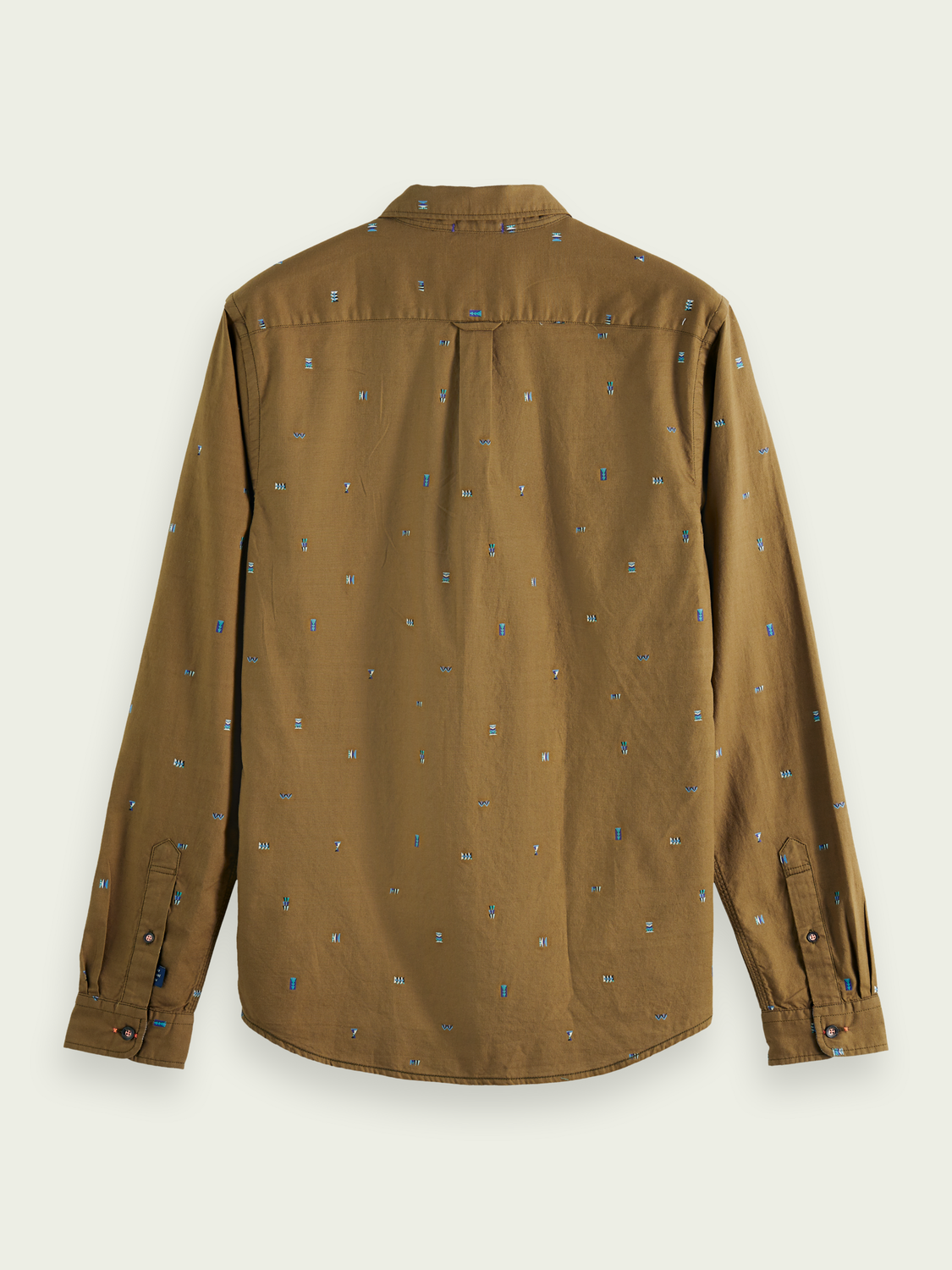 Slim Fit Embroidered Oxford Shirt | Scotch And Soda Outlet