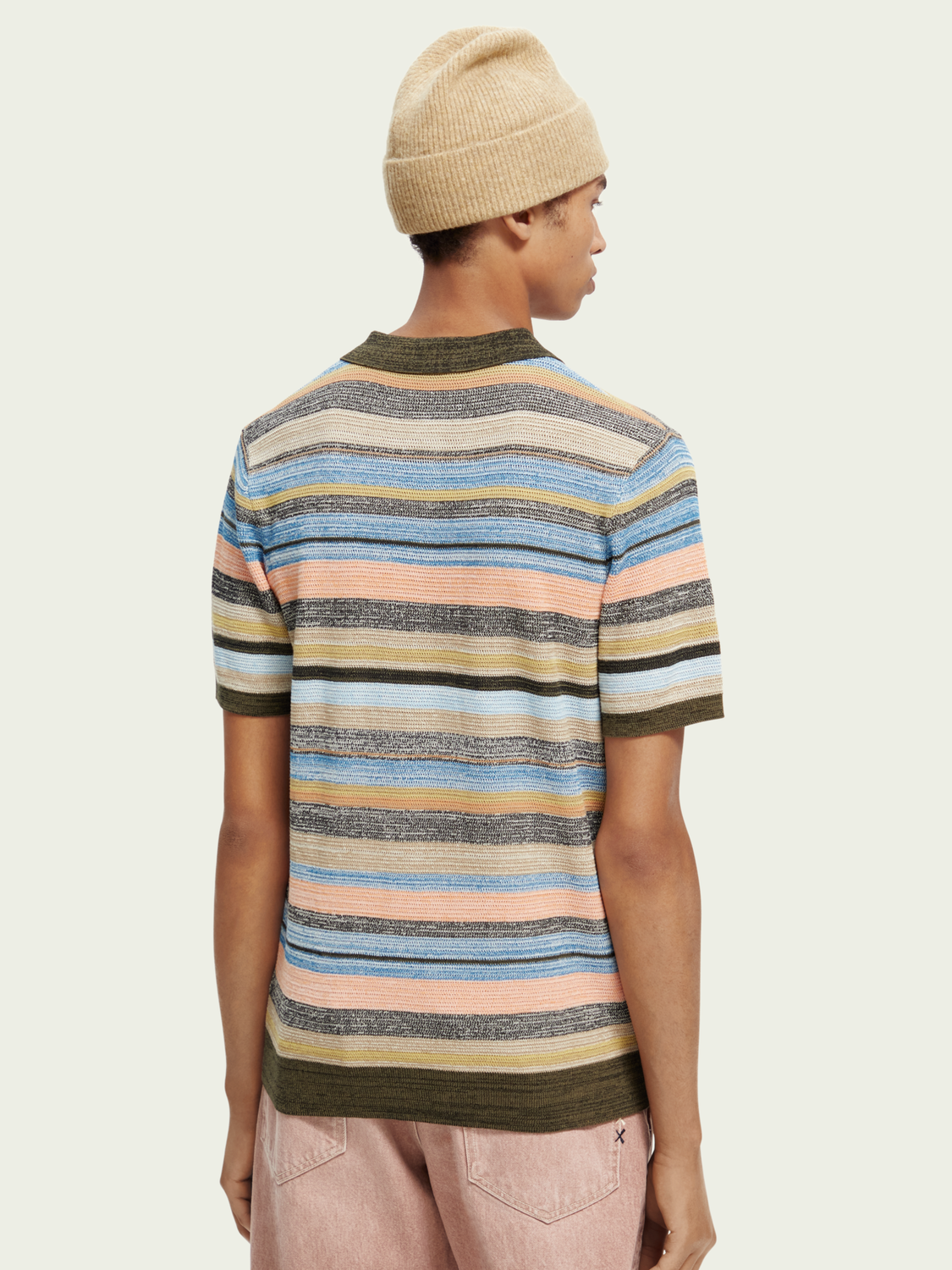 Striped Organic Cotton Polo | Scotch And Soda Outlet