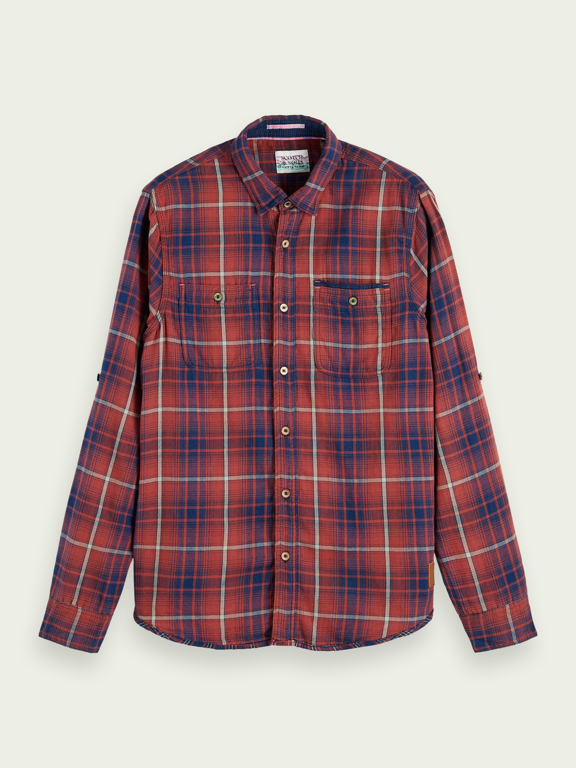 Regular-Fit Checked Flannel Shirt | Scotch And Soda Outlet