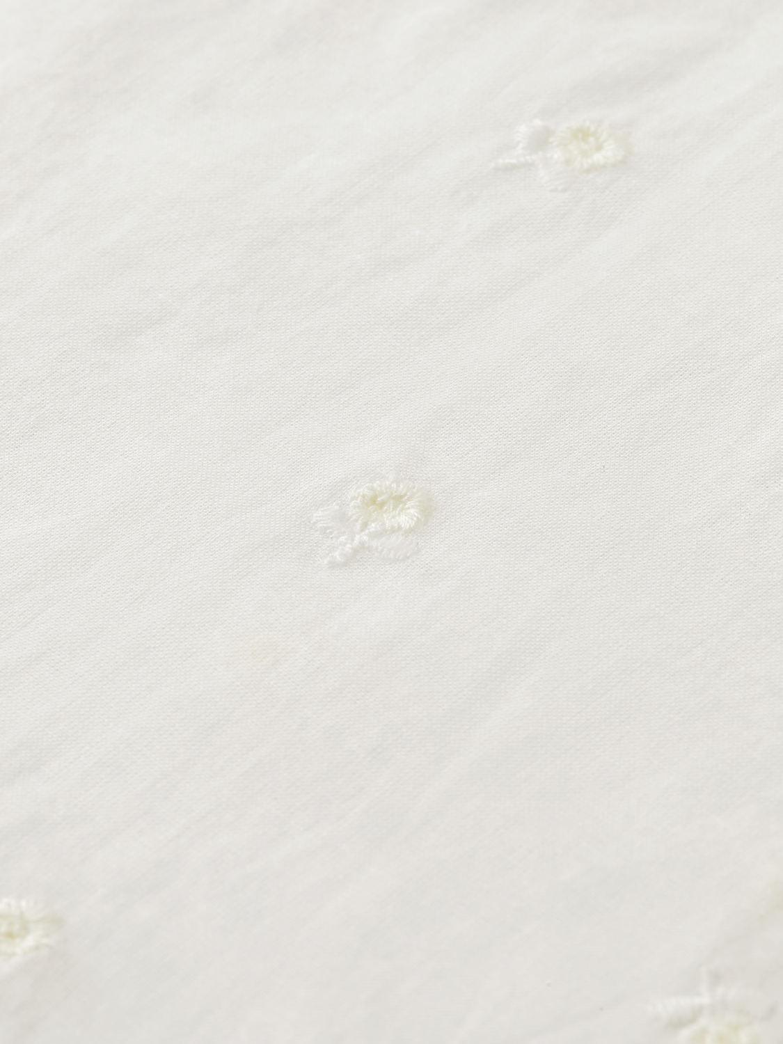 Organic Gathered Sleeve Embroidered Shirt | scotch & soda outlet