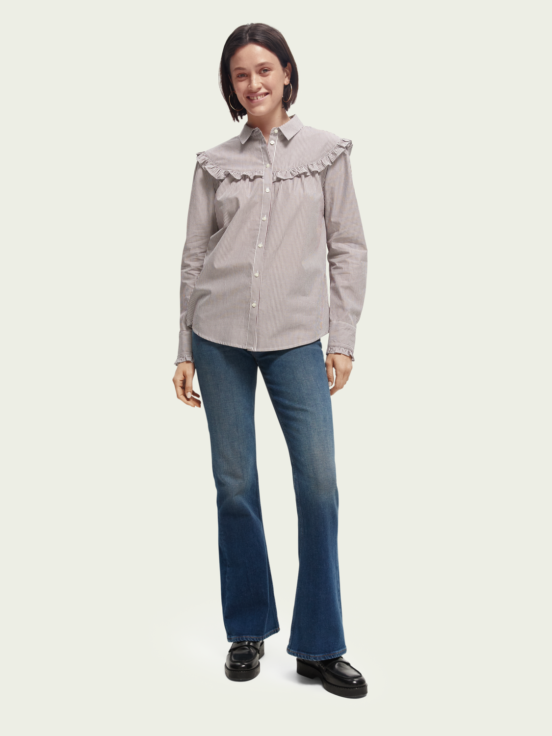 The Charm Flared Organic Cotton Jeans | scotch & soda outlet