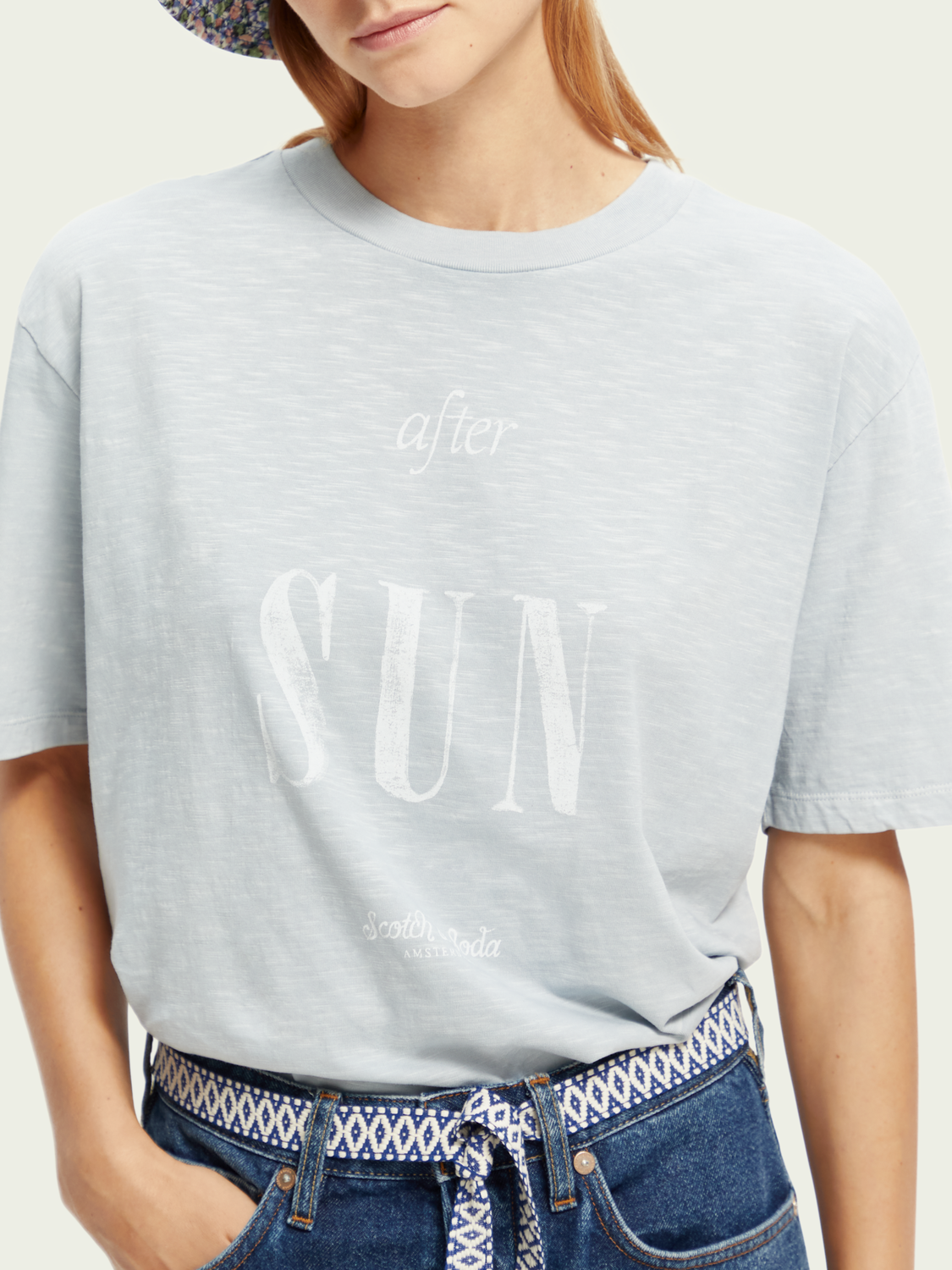 Loose Fit Organic Cotton T-Shirt | scotch & soda outlet