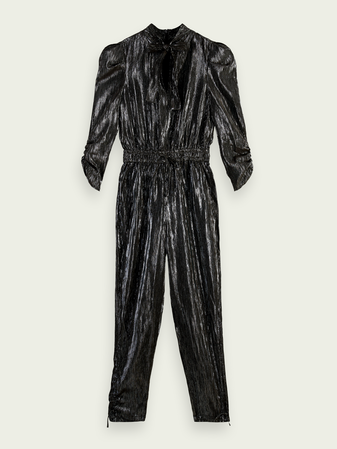 Gathered Silver Jumpsuit | scotch & soda outlet