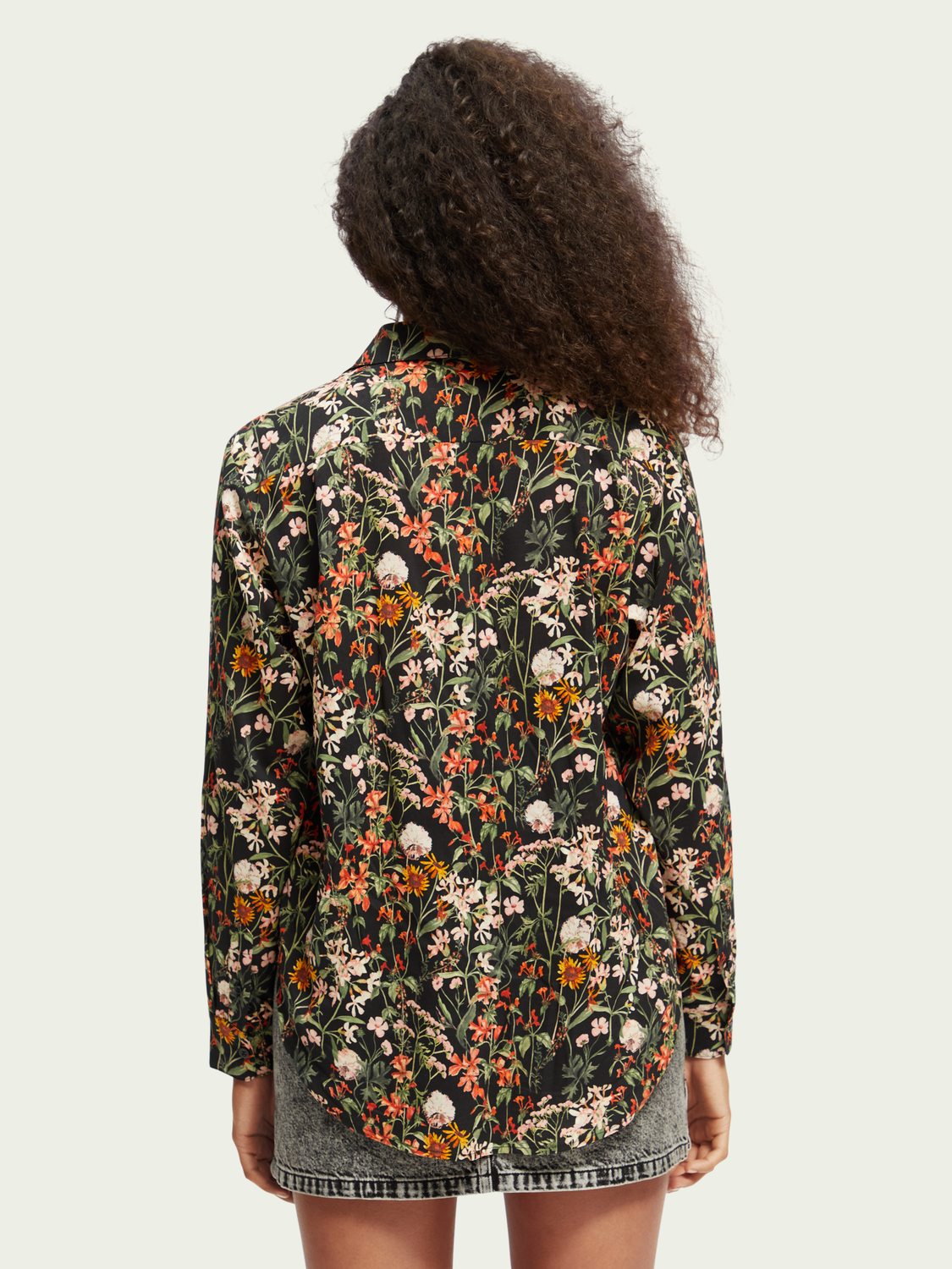 Printed Relaxed Fit Shirt | scotch & soda outlet