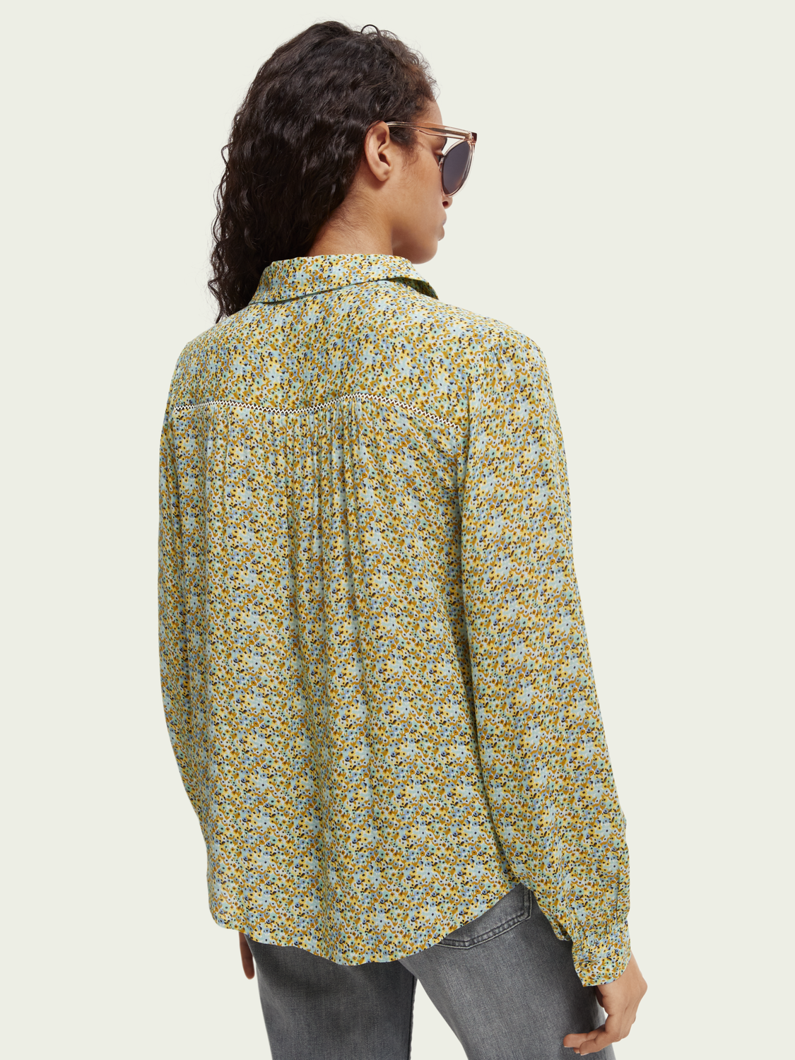 Printed Long-Sleeved Shirt | scotch & soda outlet