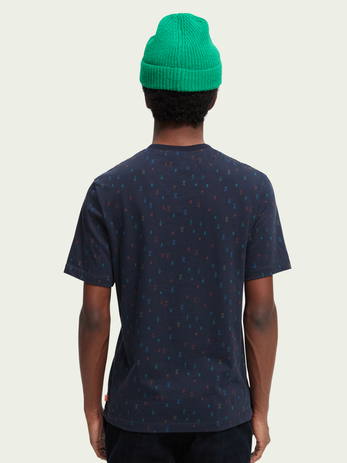 Printed Organic Cotton Jersey Crewneck T-Shirt | Scotch And Soda Outlet