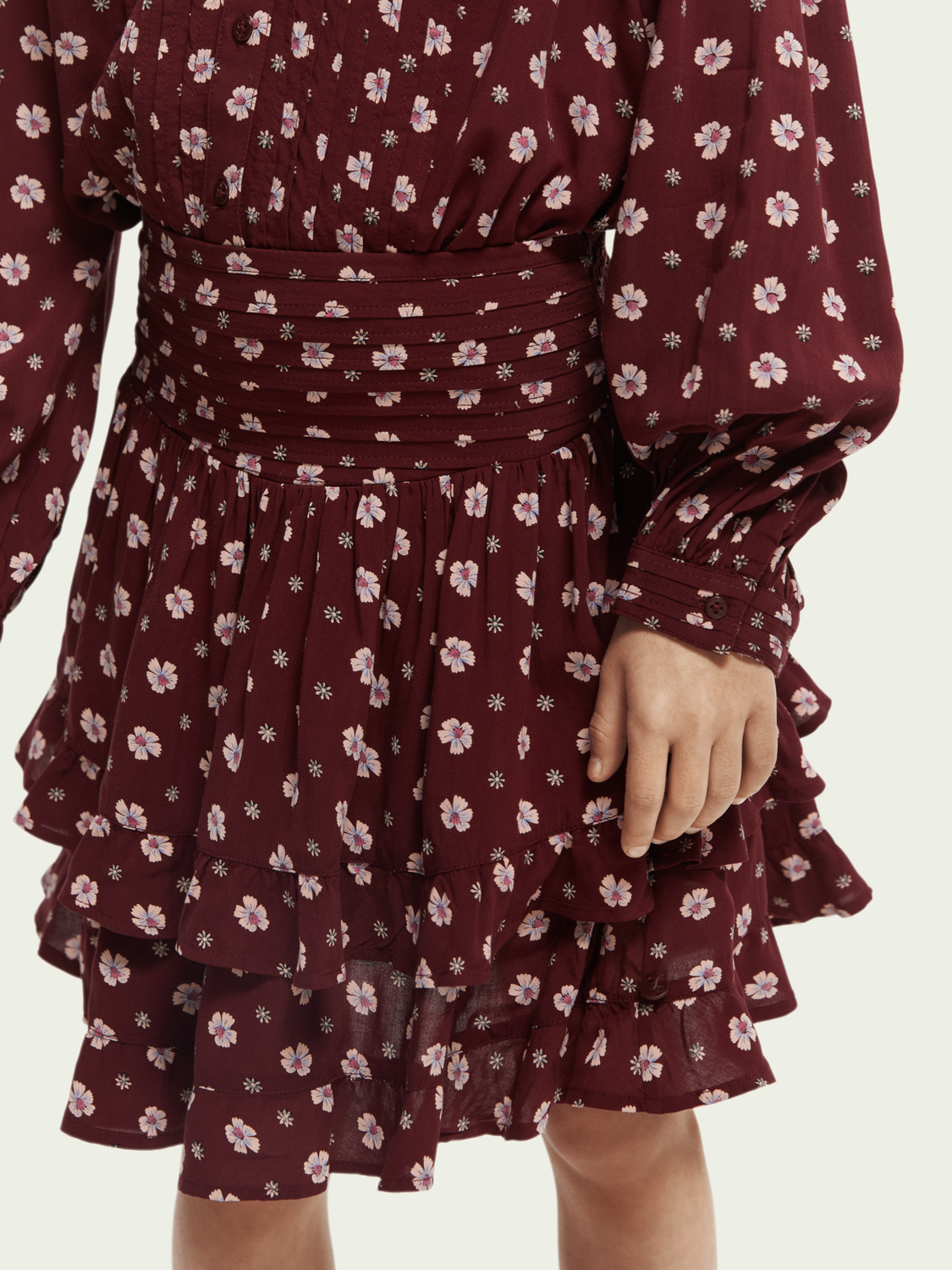 Scotch Soda Outlet | Printed Layered Mini Skirt