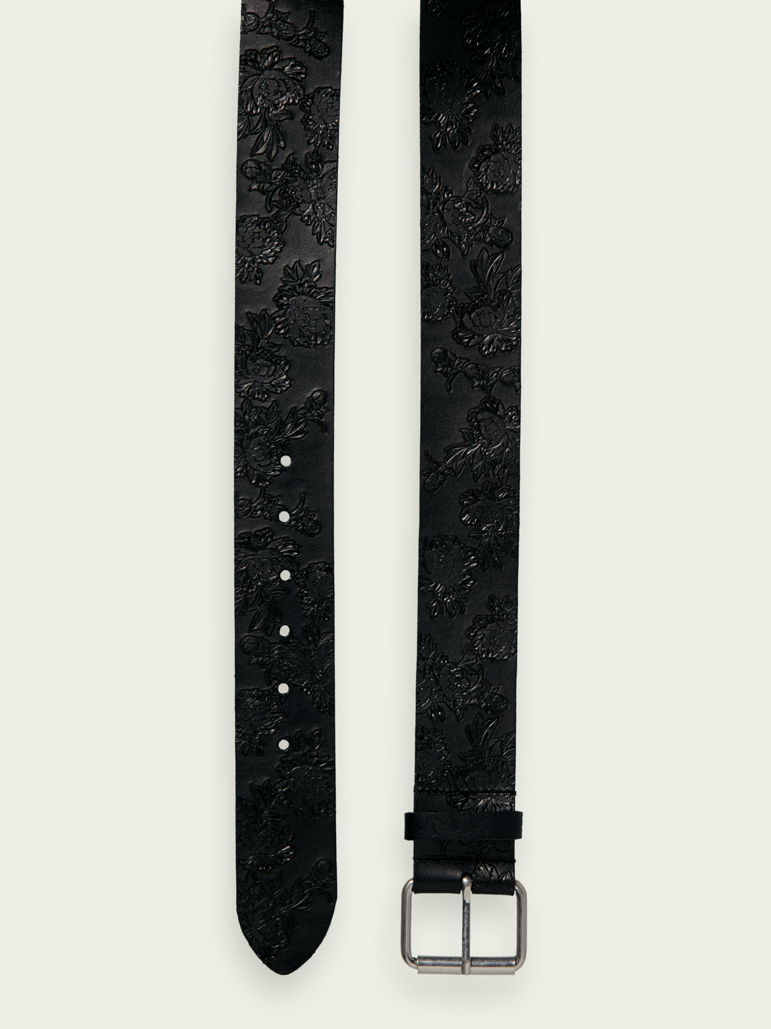 Debossed Leather Belt | scotch & soda outlet