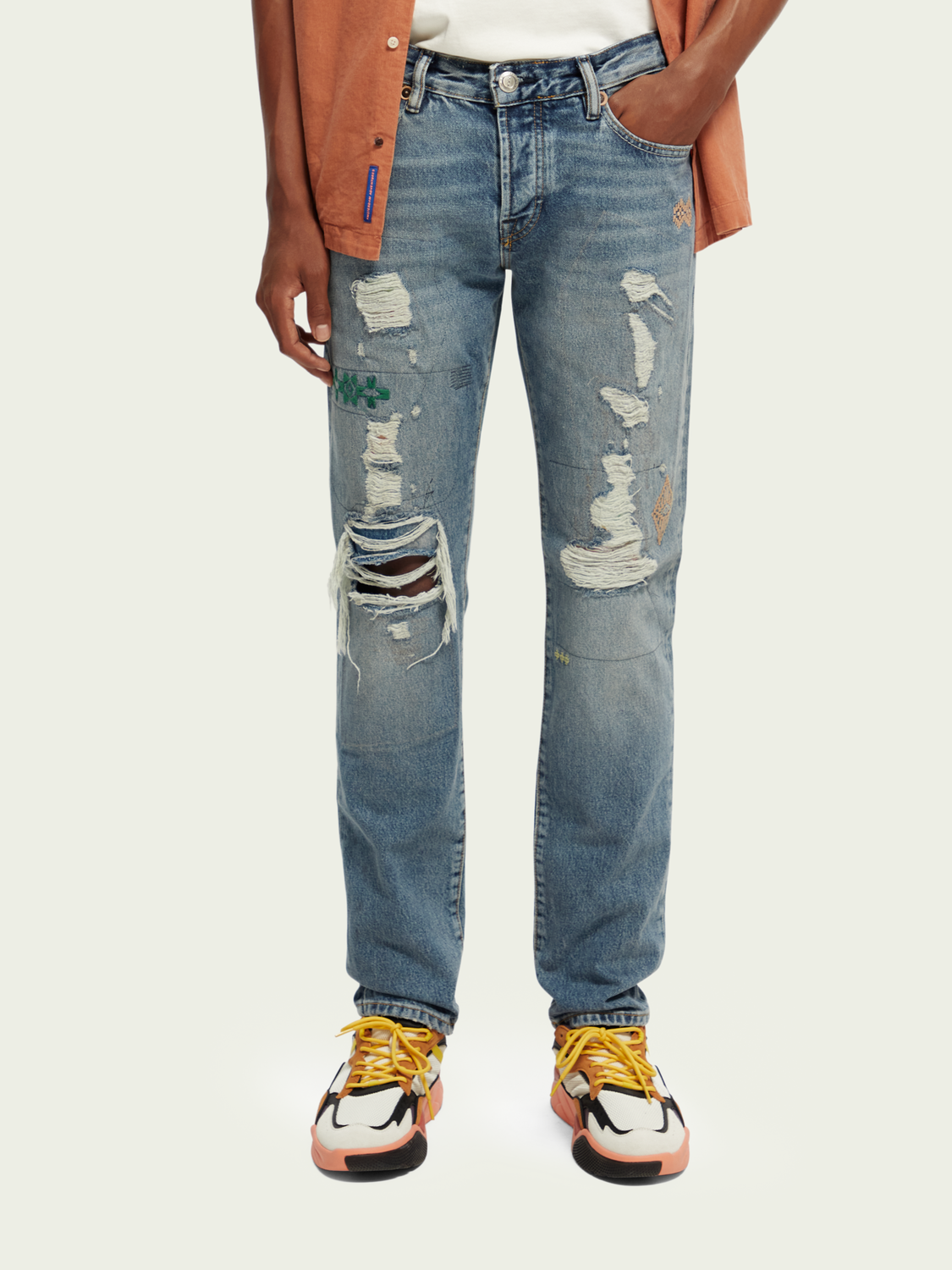 Ralston Premium Organic Regular Slim Fit Jeans - Space Race | Scotch And Soda Outlet