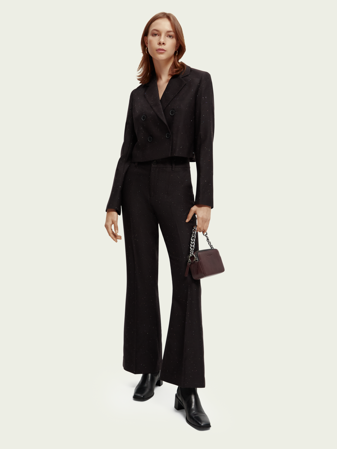 Cropped Double-Breasted Blazer | scotch & soda outlet