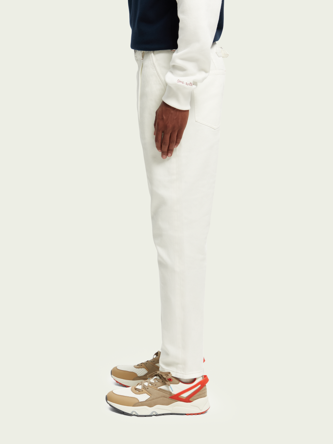 The Sailor Regular Tapered Denim Chino | Scotch And Soda Outlet