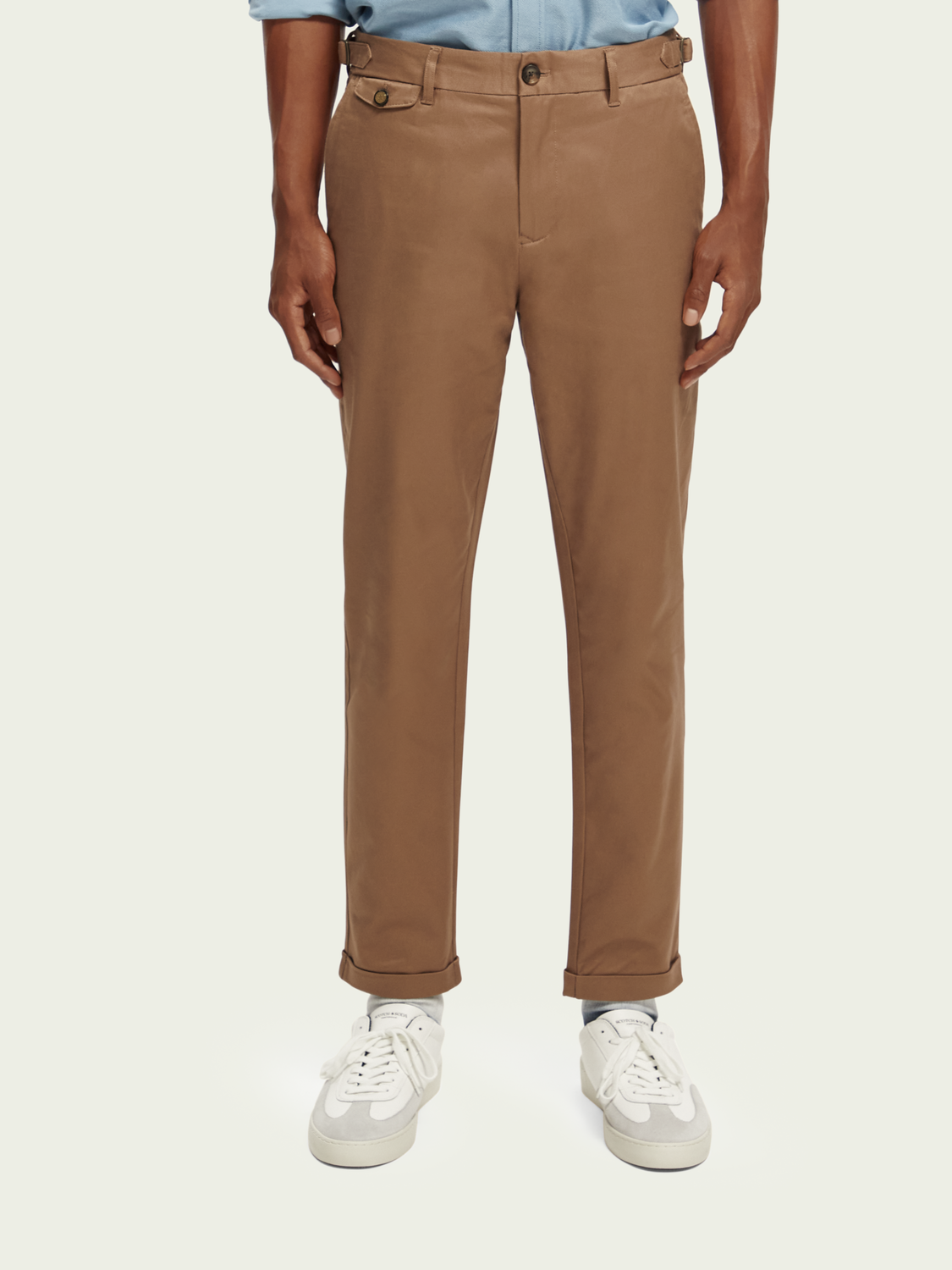 The Drift Regular Tapered Cotton-Blend Twill Chino | Scotch And Soda Outlet