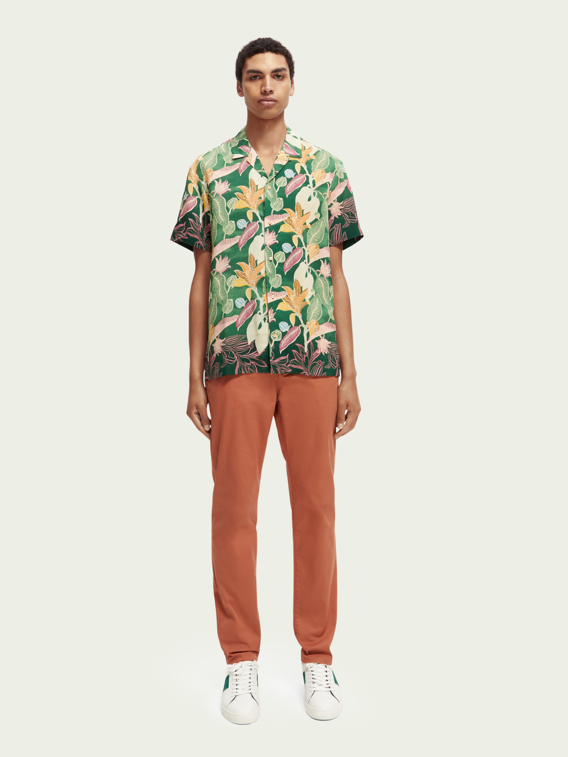 Stuart Regular Slim-Fit Organic Cotton Chino | Scotch And Soda Outlet