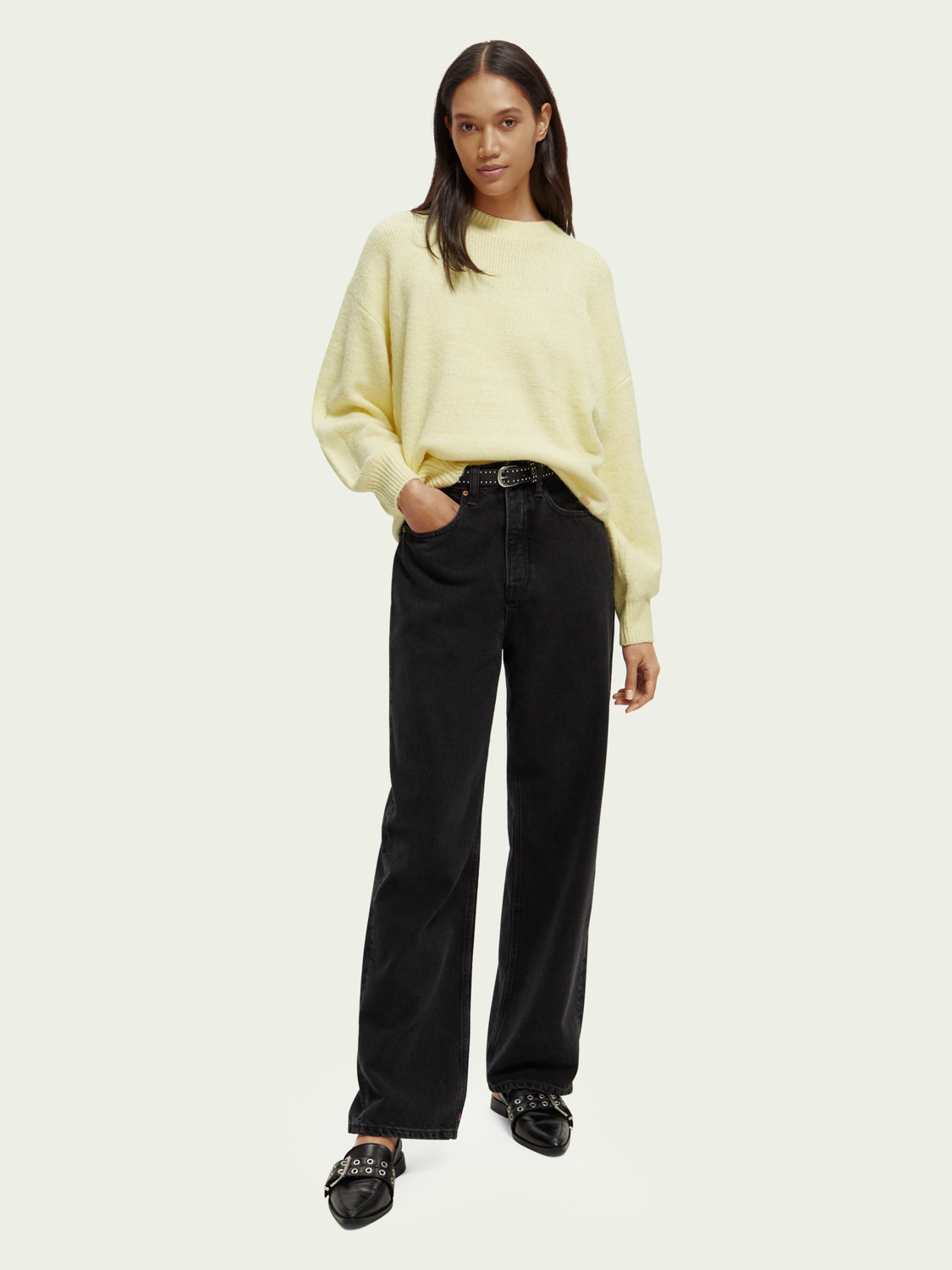 Relaxed Fit Crewneck Sweater | scotch & soda outlet