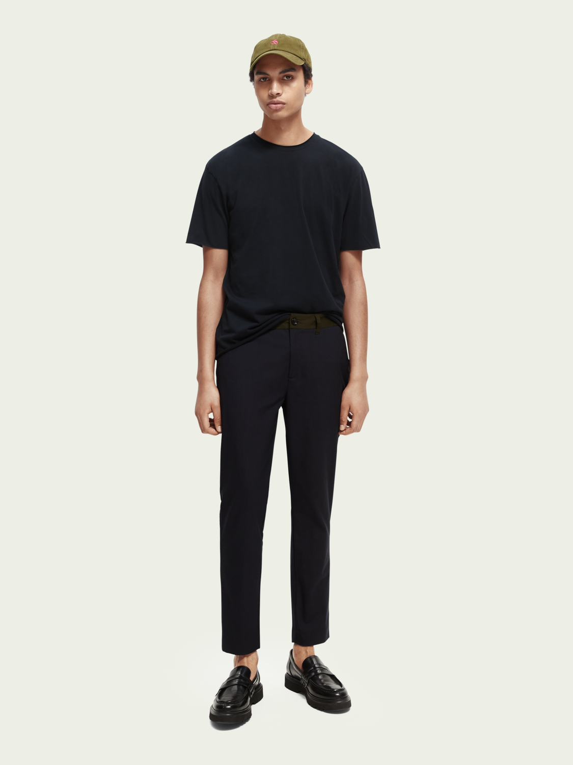 Blake Regular Slim-Fit Wool-Blended Chino | Scotch And Soda Outlet